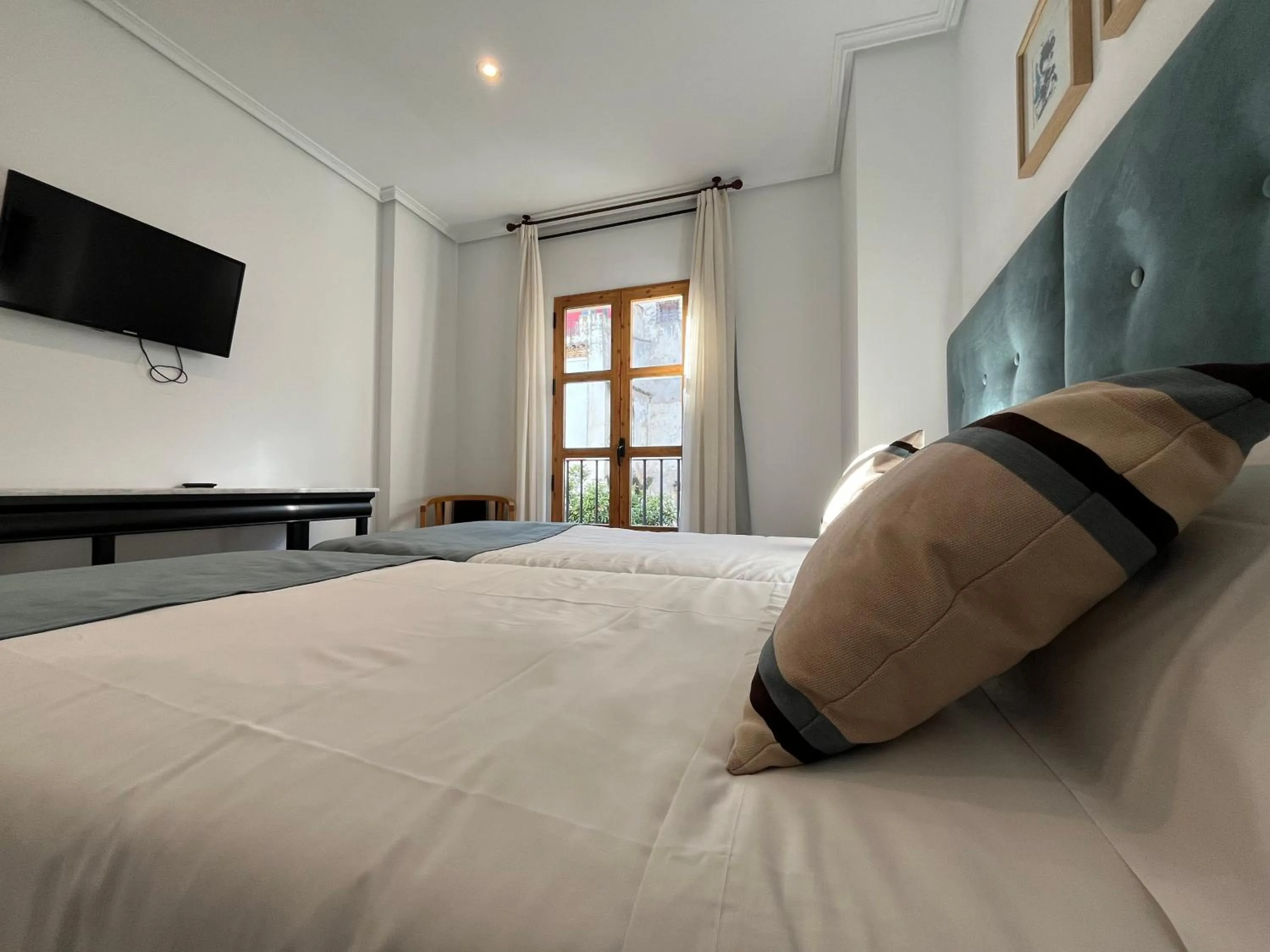 Bed in Hotel Maestre