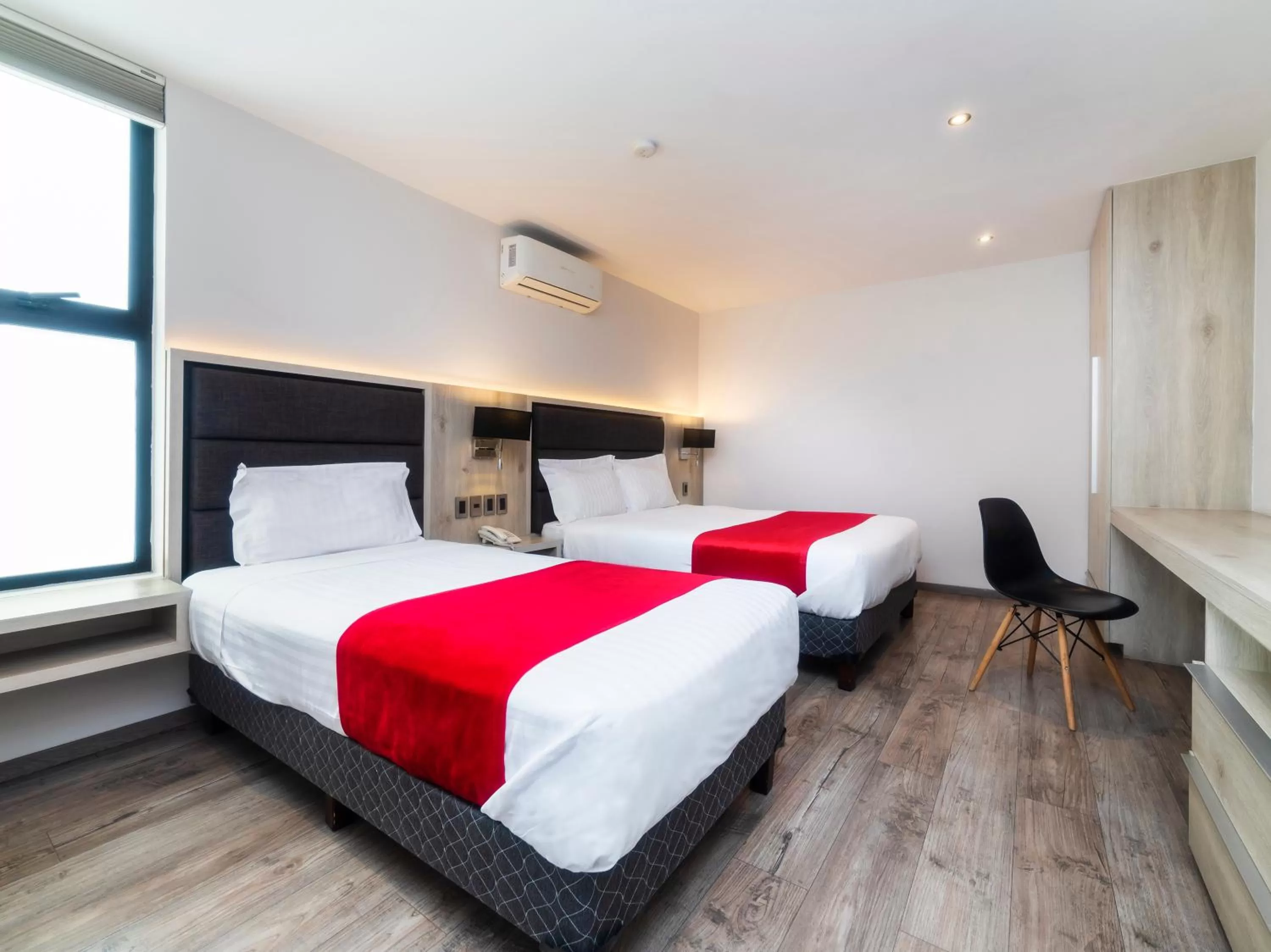 Bed in Hotel Nube, Puebla Centro