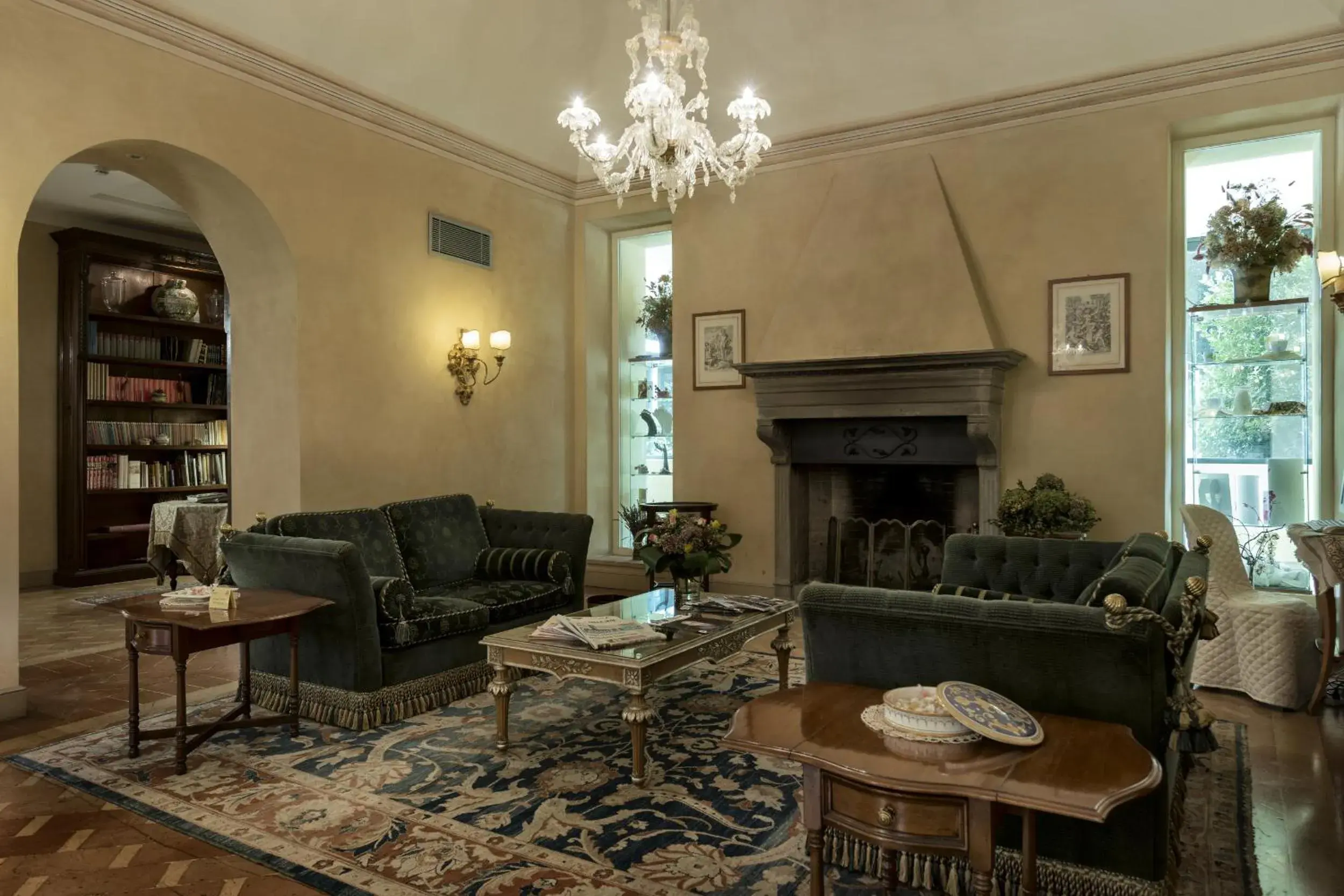 Lounge or bar, Lobby/Reception in Posta Donini-Historic Hotel