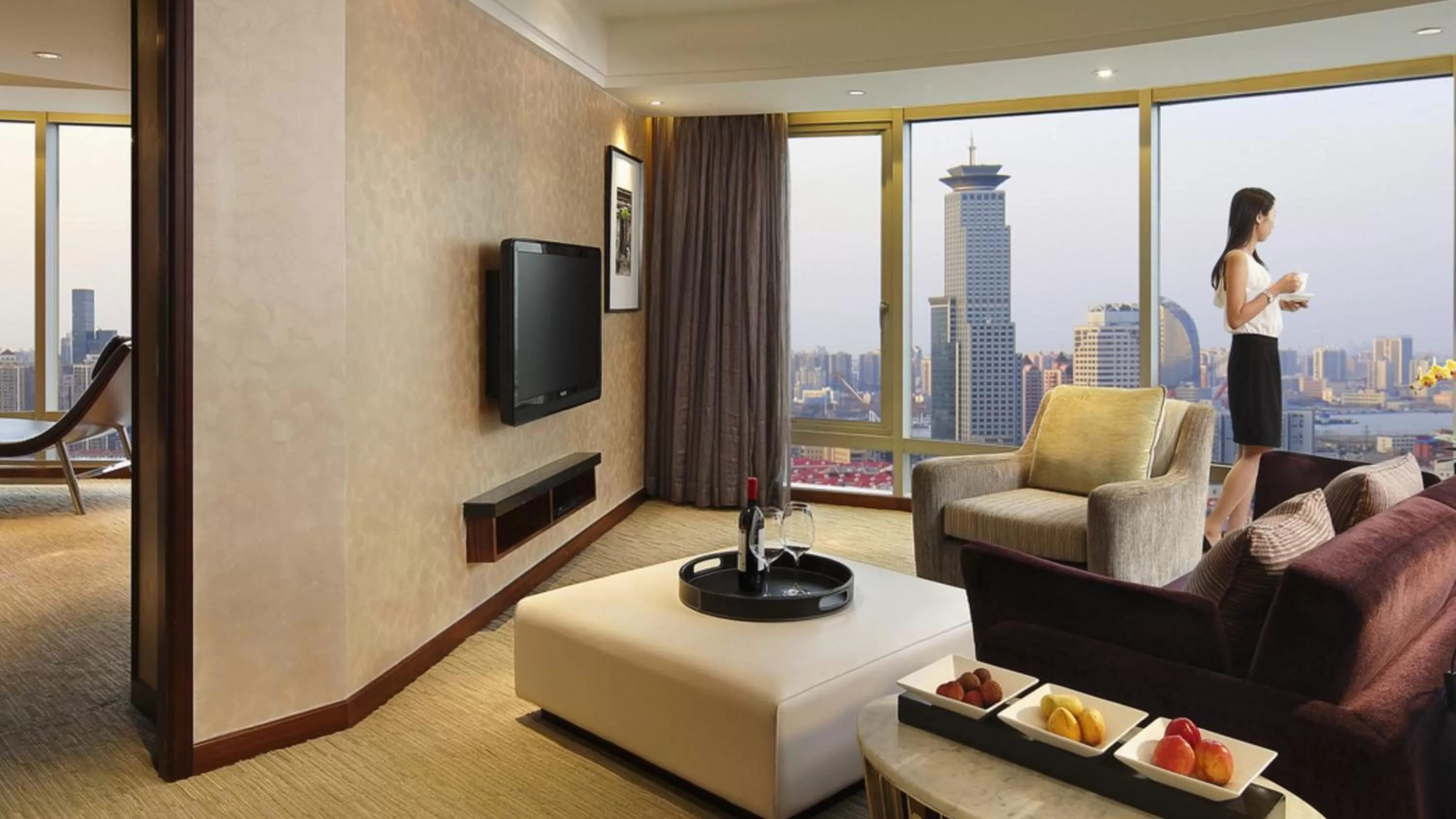 Photo of the whole room in InterContinental Shanghai Pudong by IHG