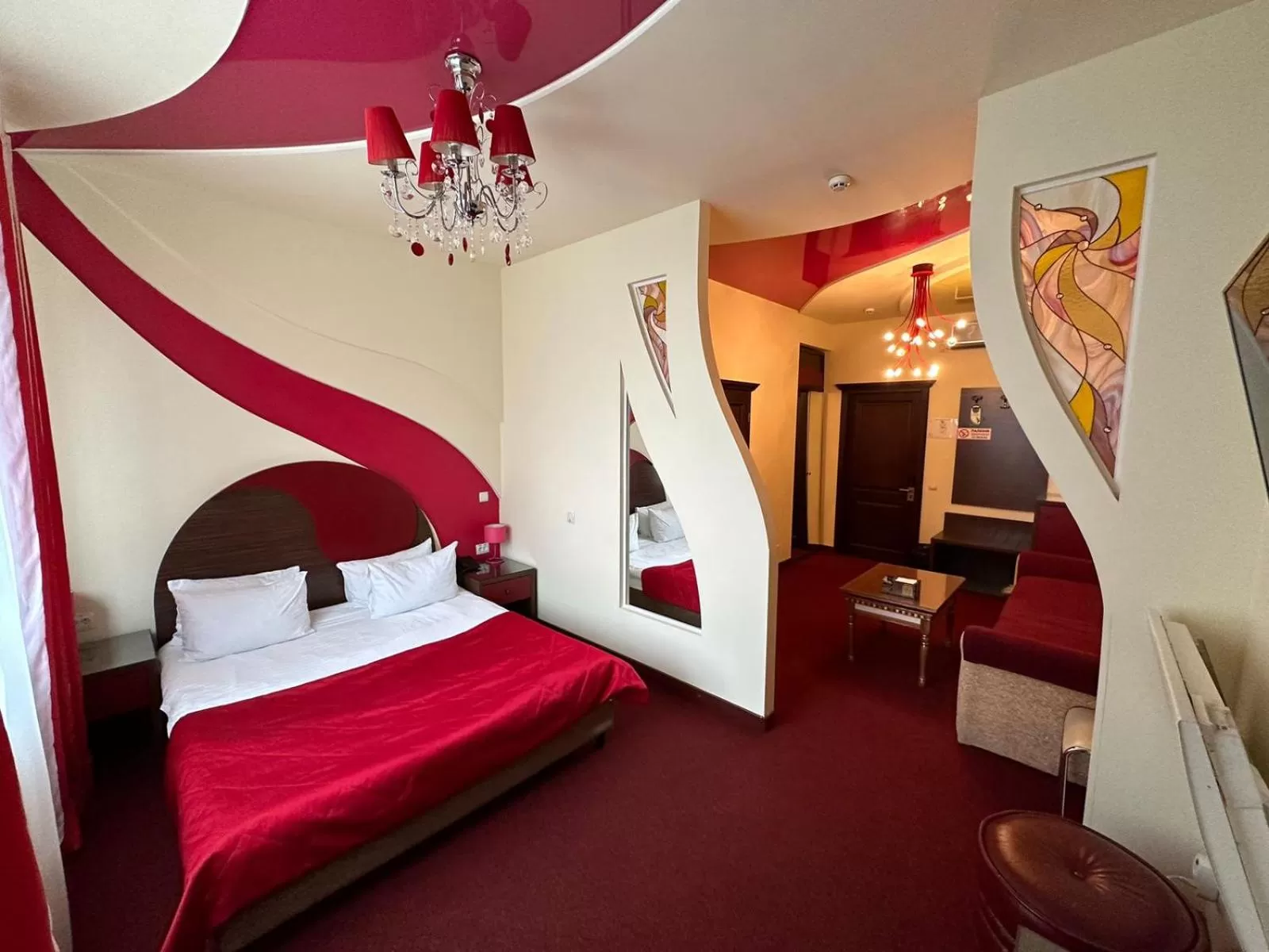 Bed in Viktoriya Family Hotel Restaurant complex