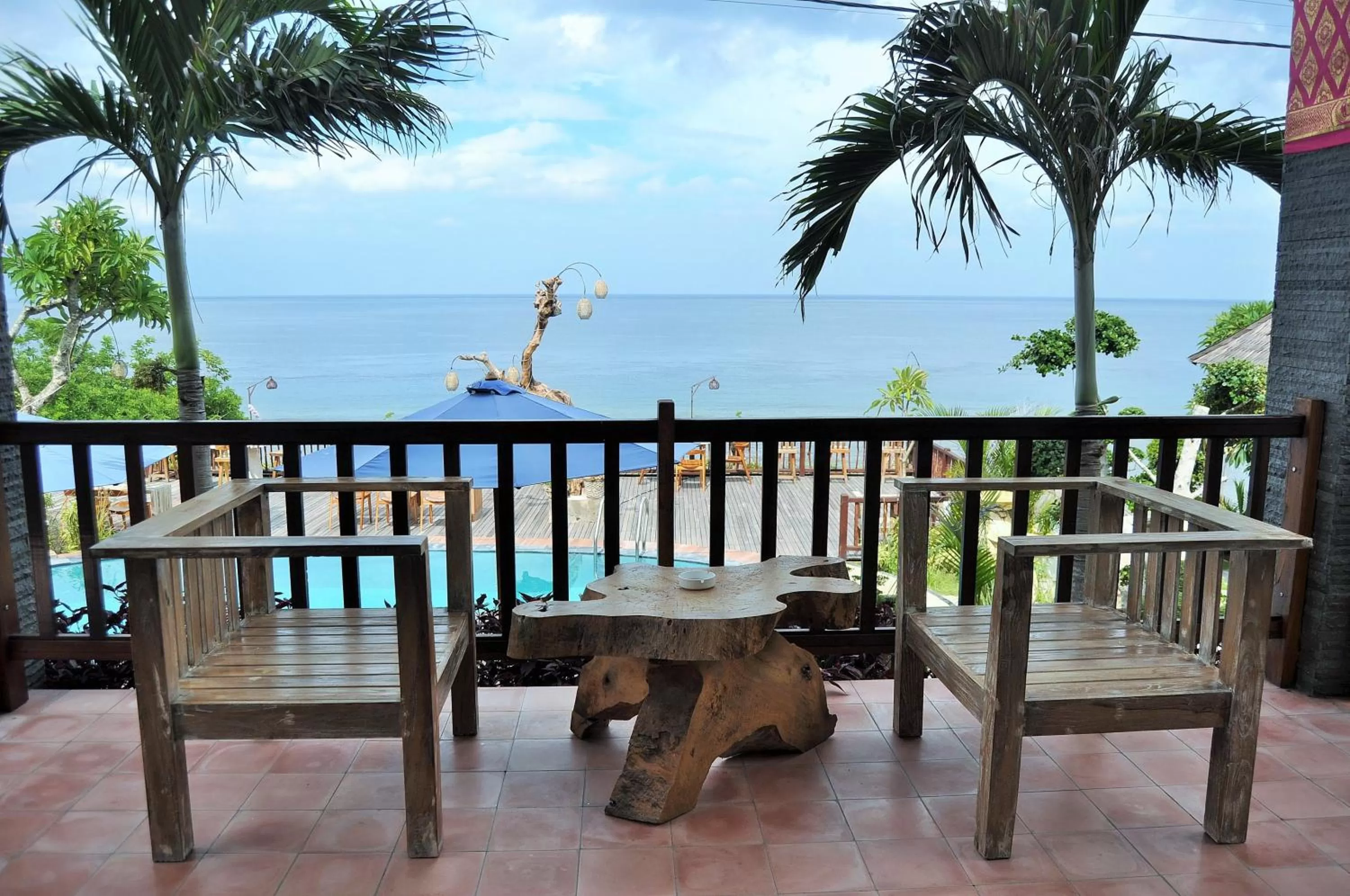 Balcony/Terrace in Ocean Terrace Suite And Spa Luxury