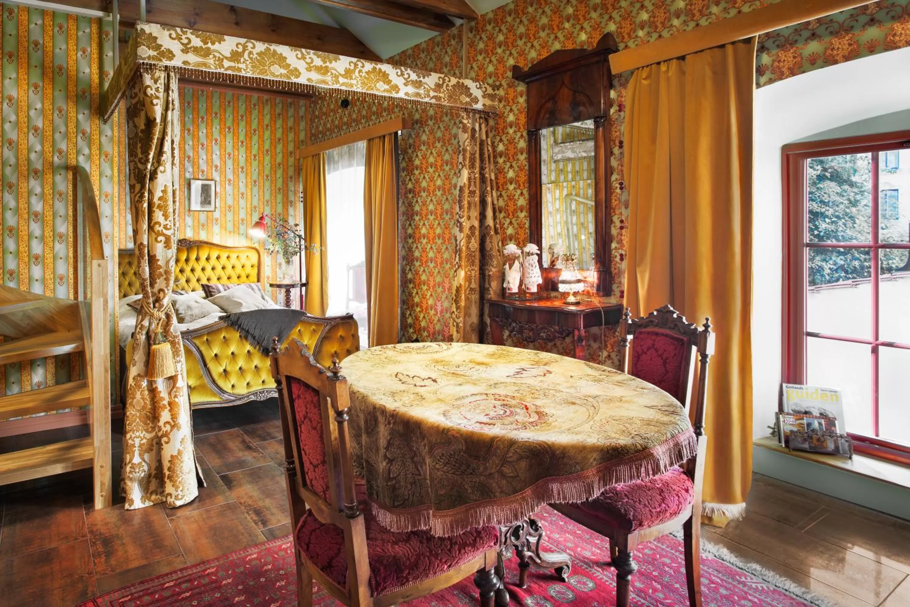 Bed in Börsen Apartment Suites