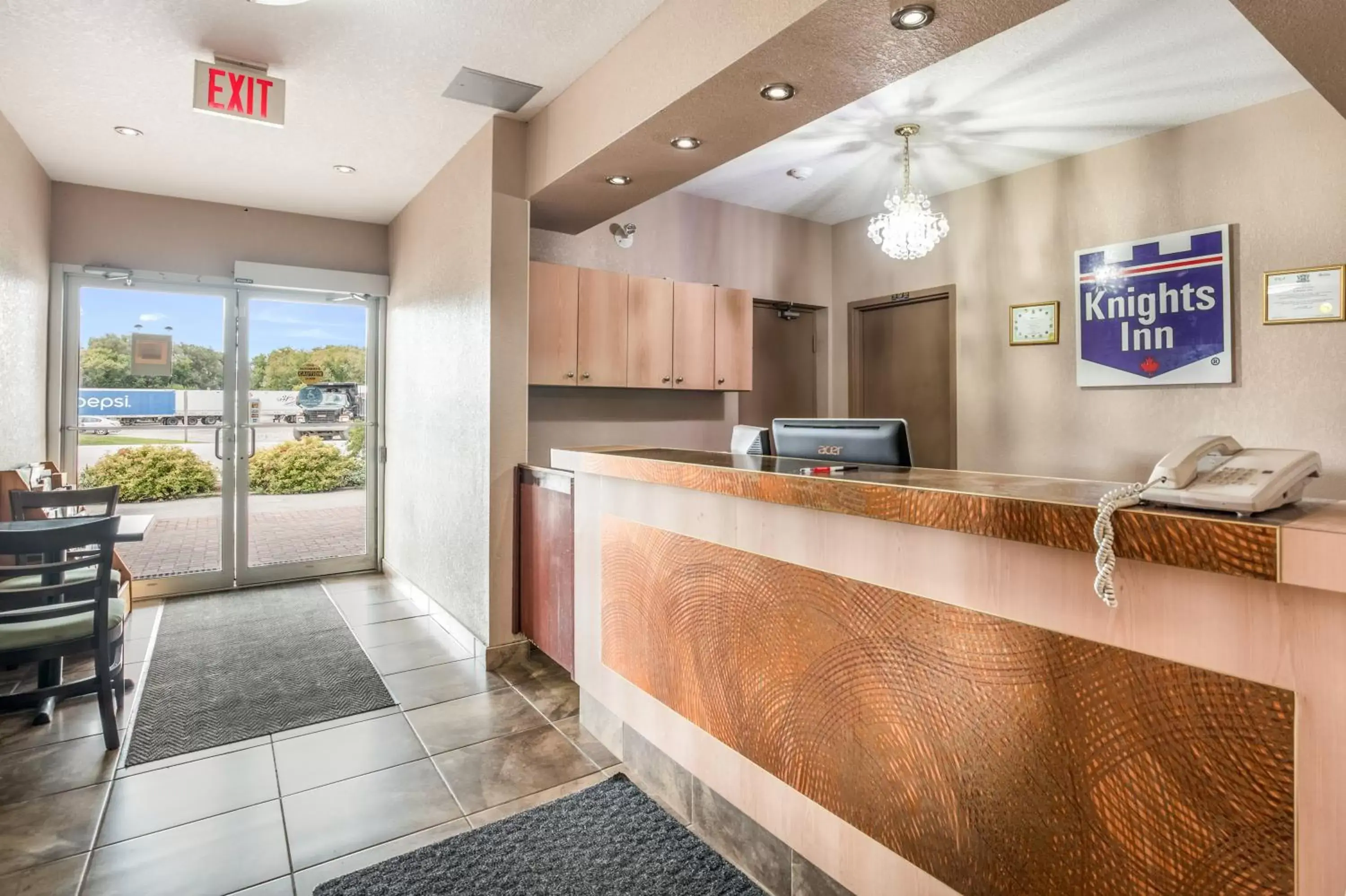 Lobby or reception in Knights Inn Orillia Lobby or reception in Knights Inn Orillia