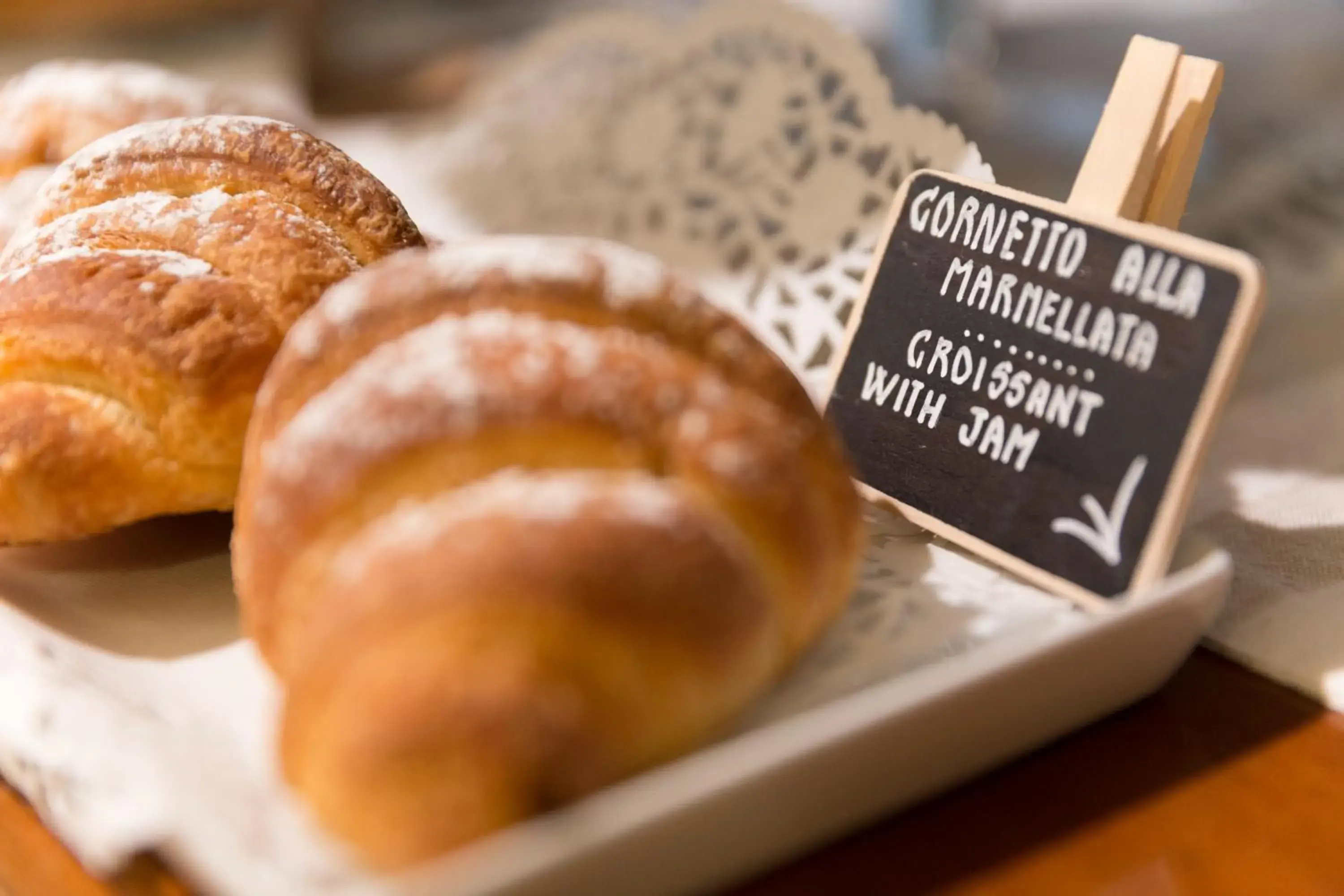 Italian breakfast in Hotel Corallo