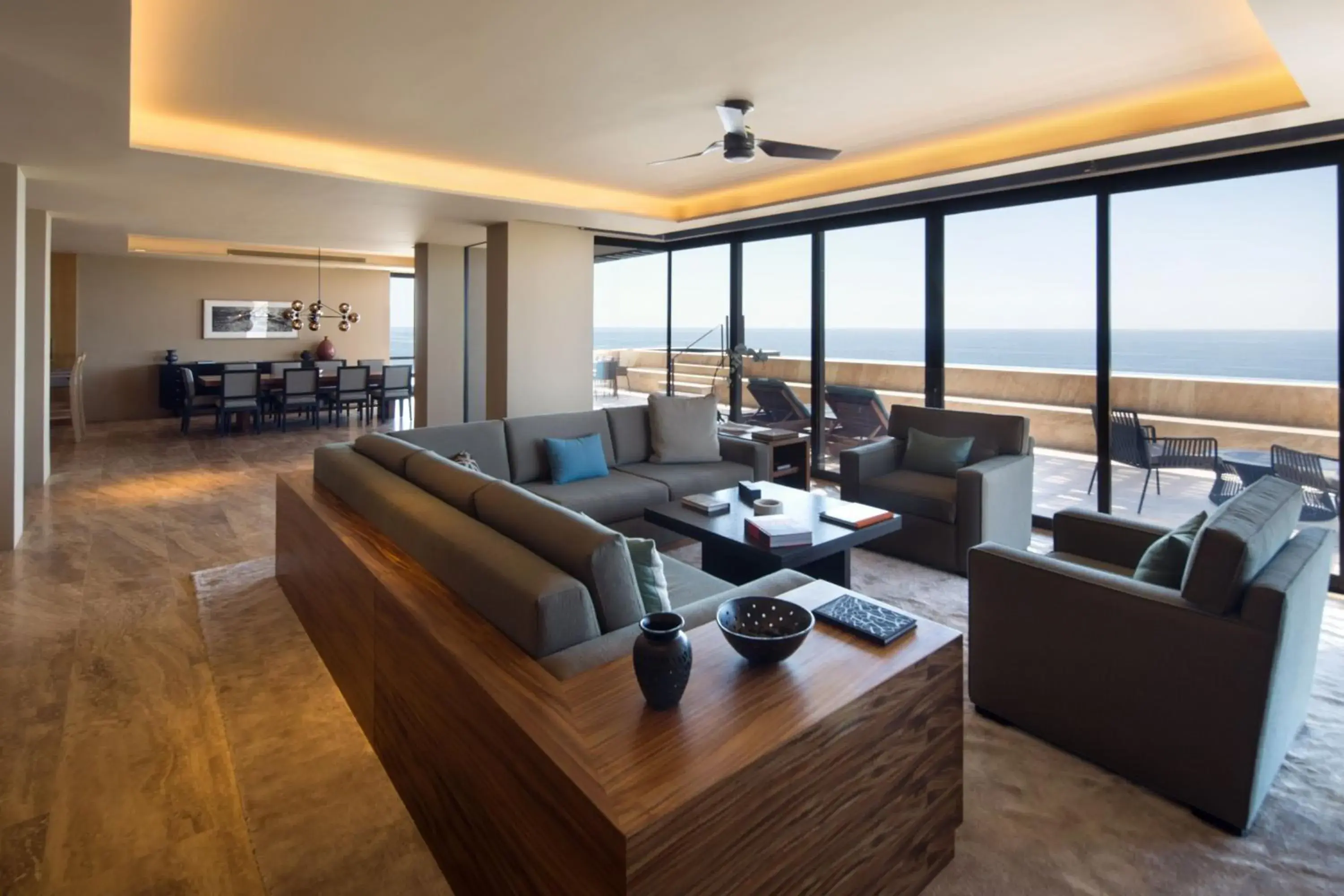 Living room, Seating Area in Casa Maat at JW Marriott Los Cabos Beach Resort & Spa