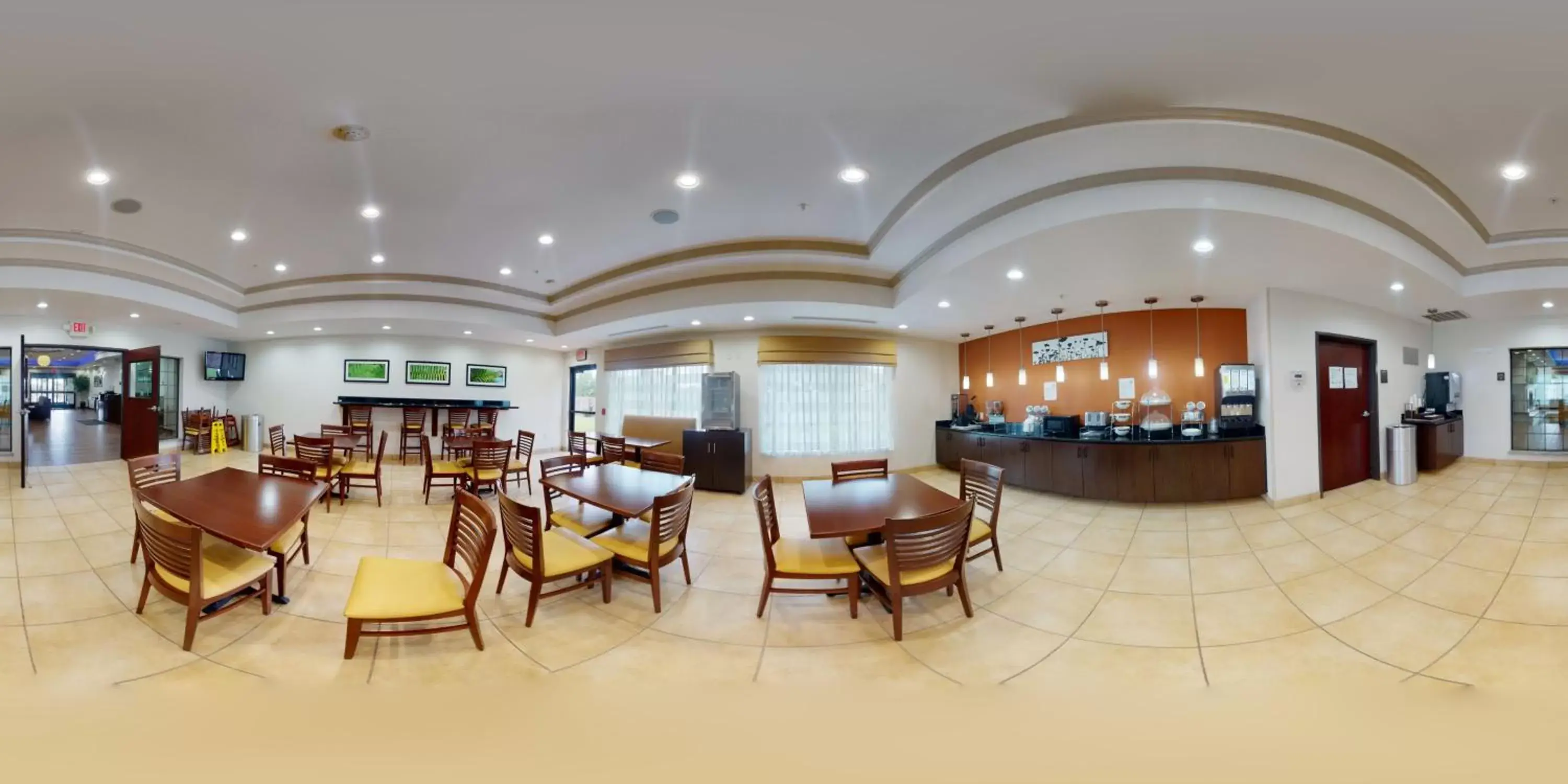 Lobby or reception, Restaurant/Places to Eat in Restwell Inn & Suites I-45 North