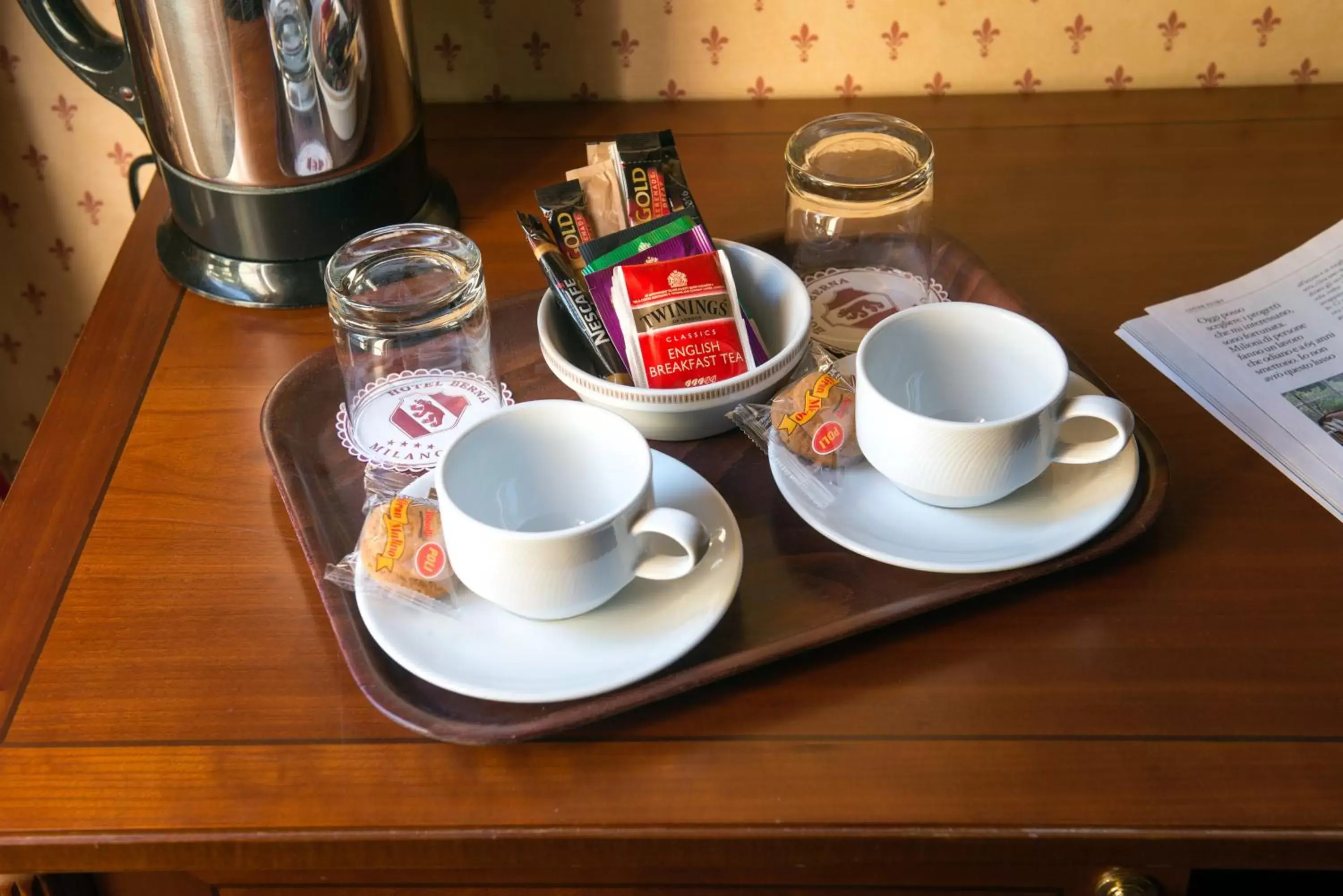 Coffee/tea facilities in Hotel Berna