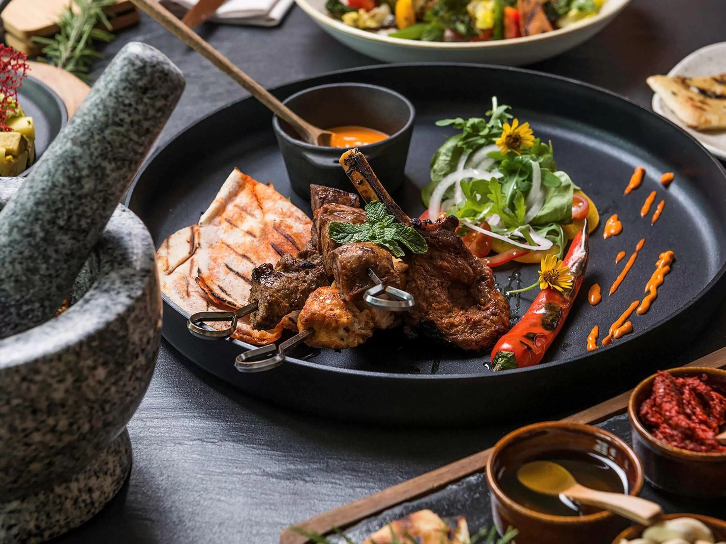 Restaurant/places to eat in The Retreat Palm Dubai MGallery by Sofitel