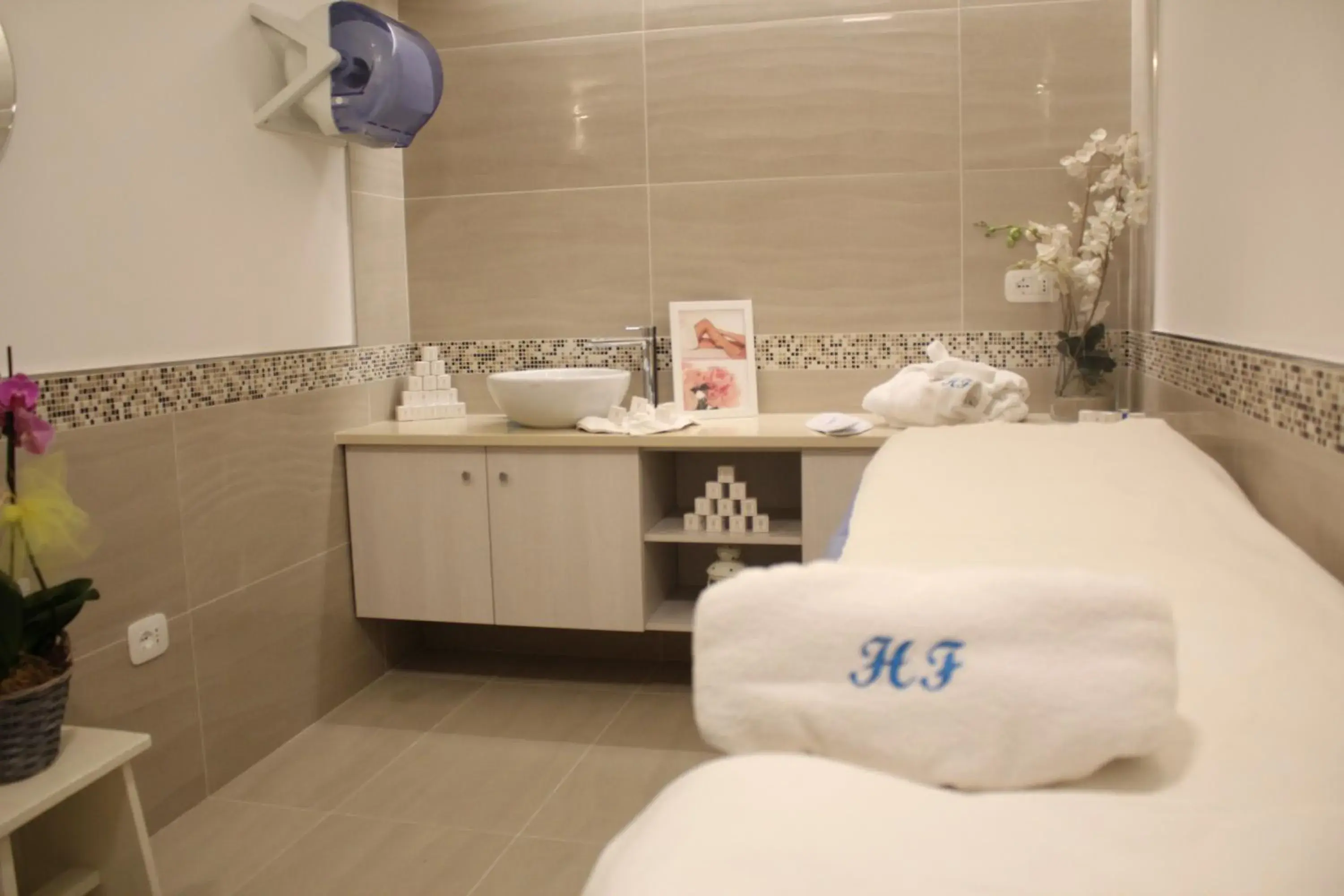 Spa and wellness centre/facilities, Bathroom in Hotel Floridiana Terme