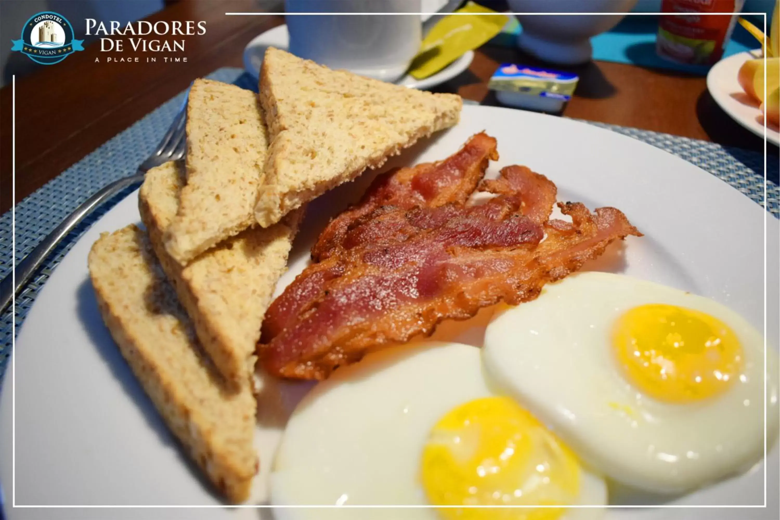 American breakfast, Food in Paradores de Vigan