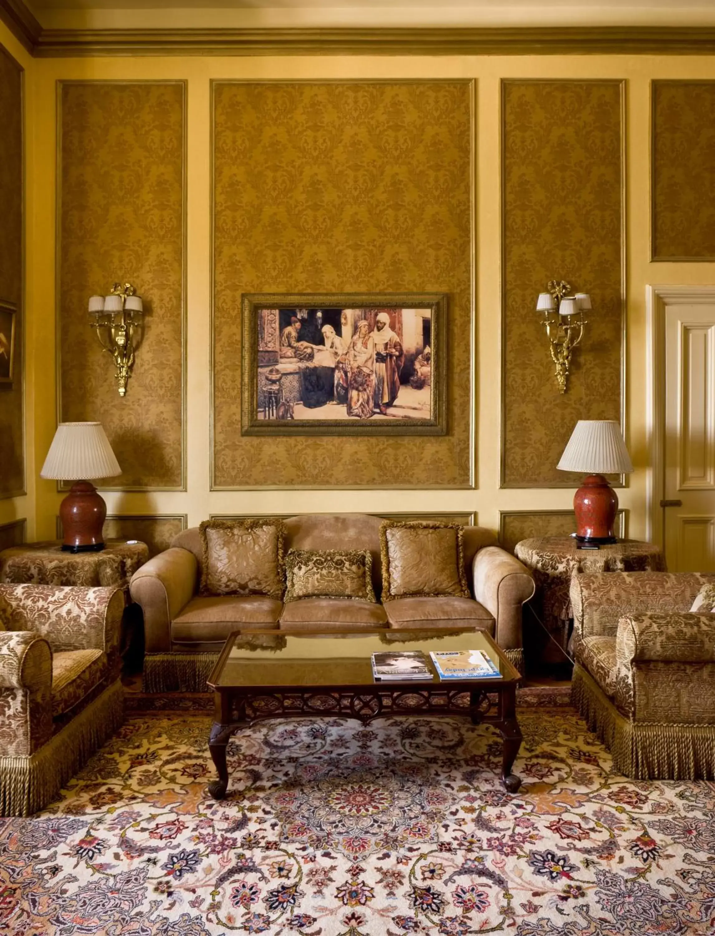 Living room, Seating Area in Sofitel Winter Palace Luxor