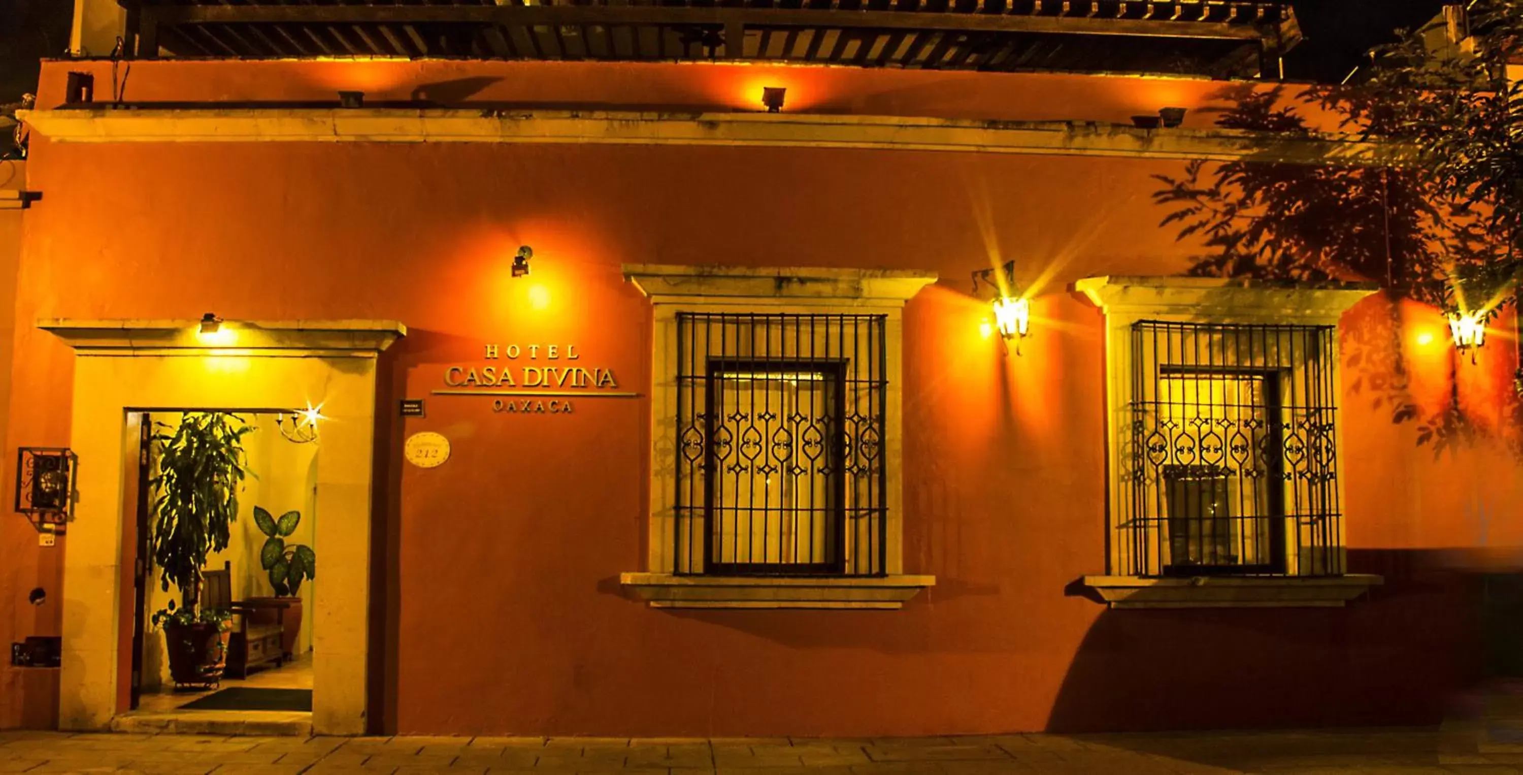Facade/entrance in Hotel Casa Divina Oaxaca