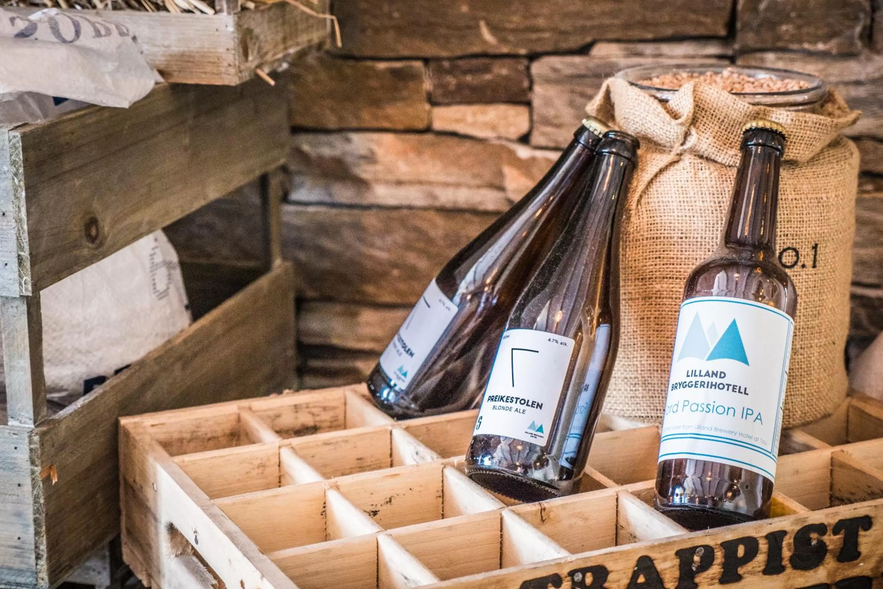 Alcoholic drinks in Lilland Brewery Hotel