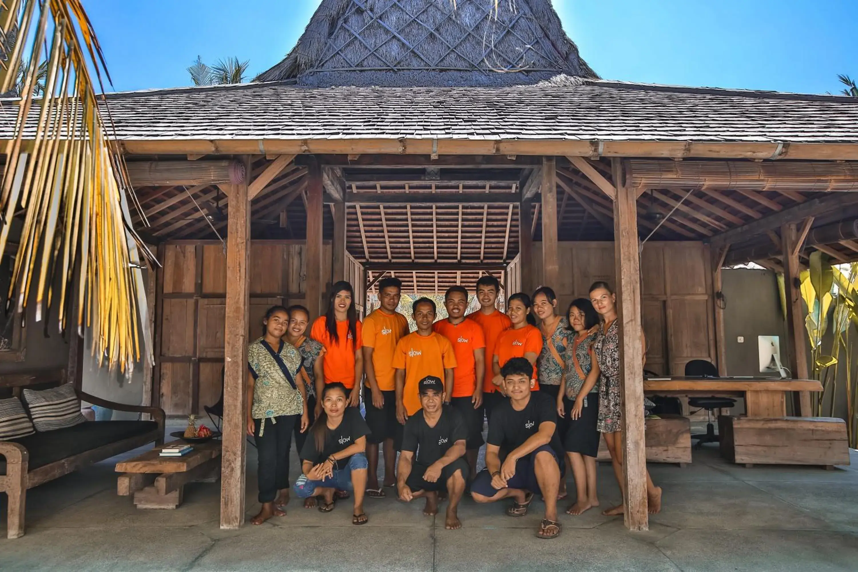 Staff in Slow Gili Air