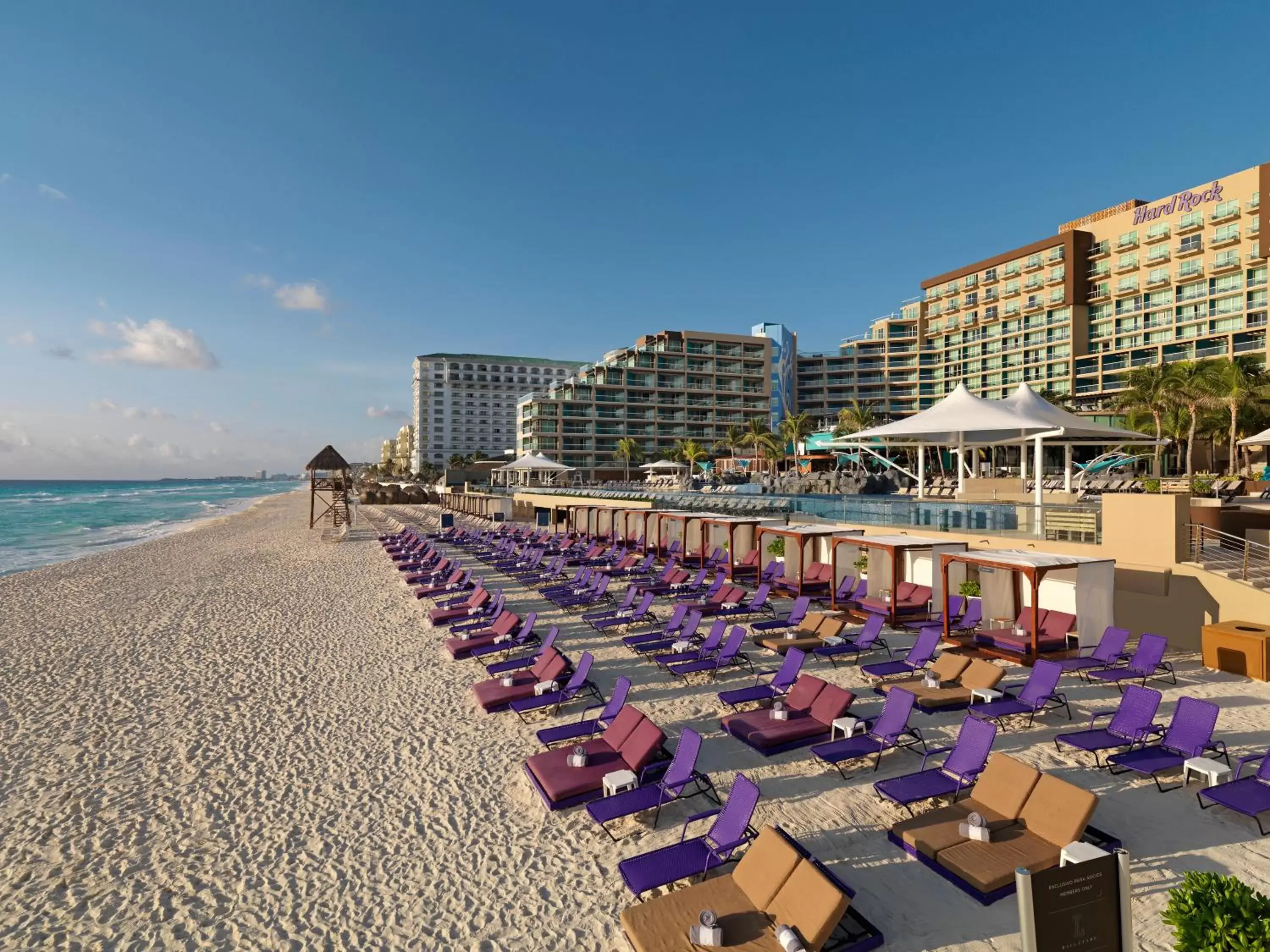 Property building, Beach in Hard Rock Hotel Cancun - All Inclusive