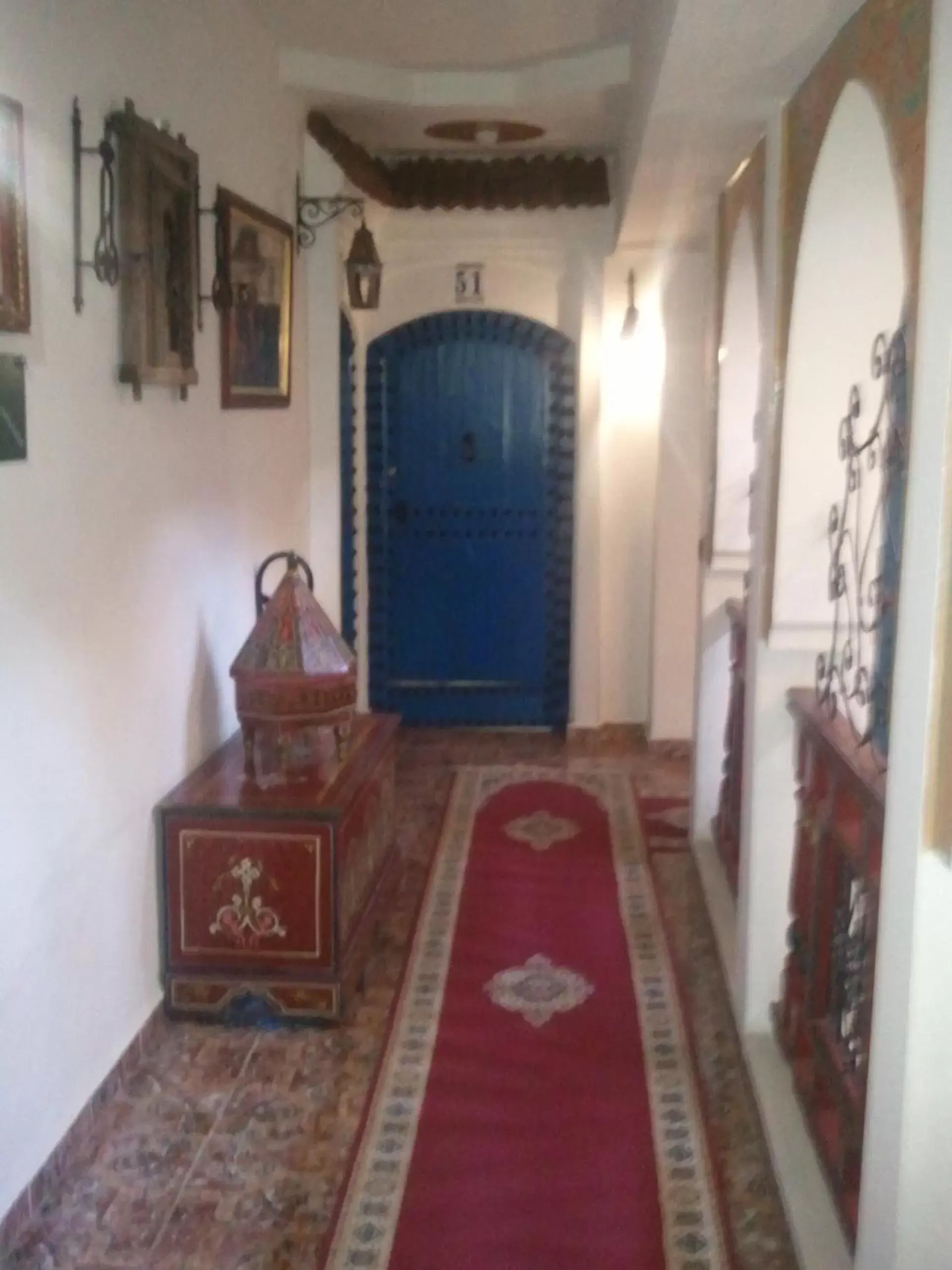 Decorative detail in Moroccan House