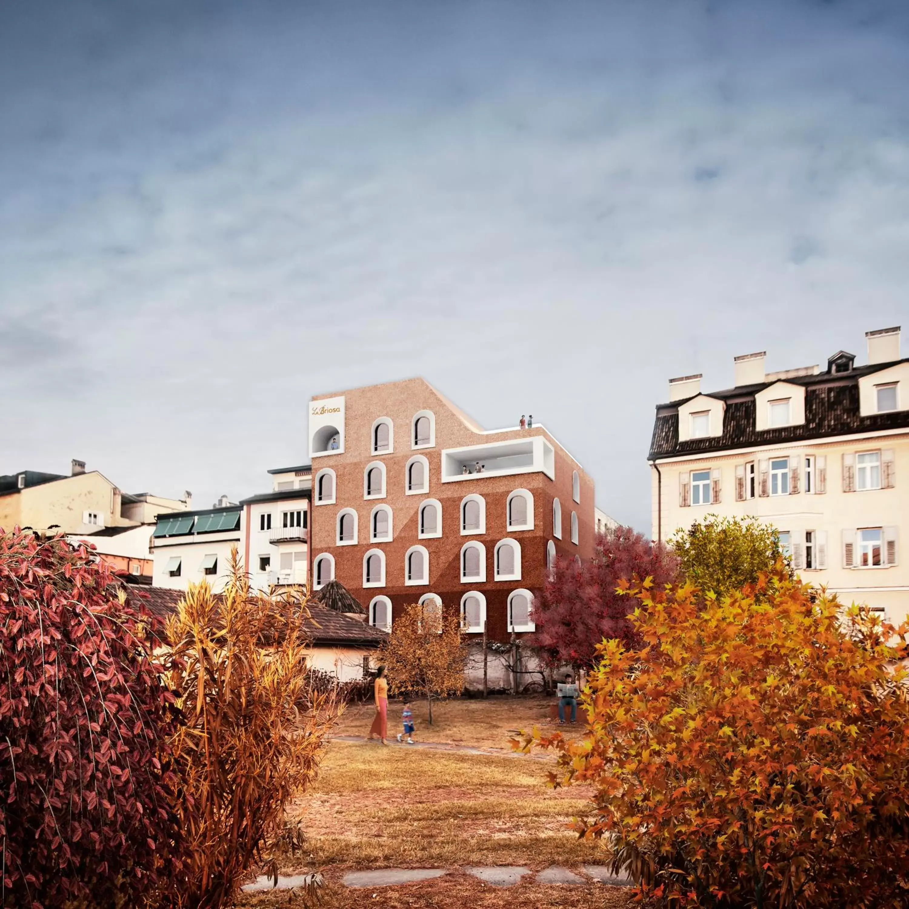 Property building in Hotel La Briosa Property building in Hotel La Briosa