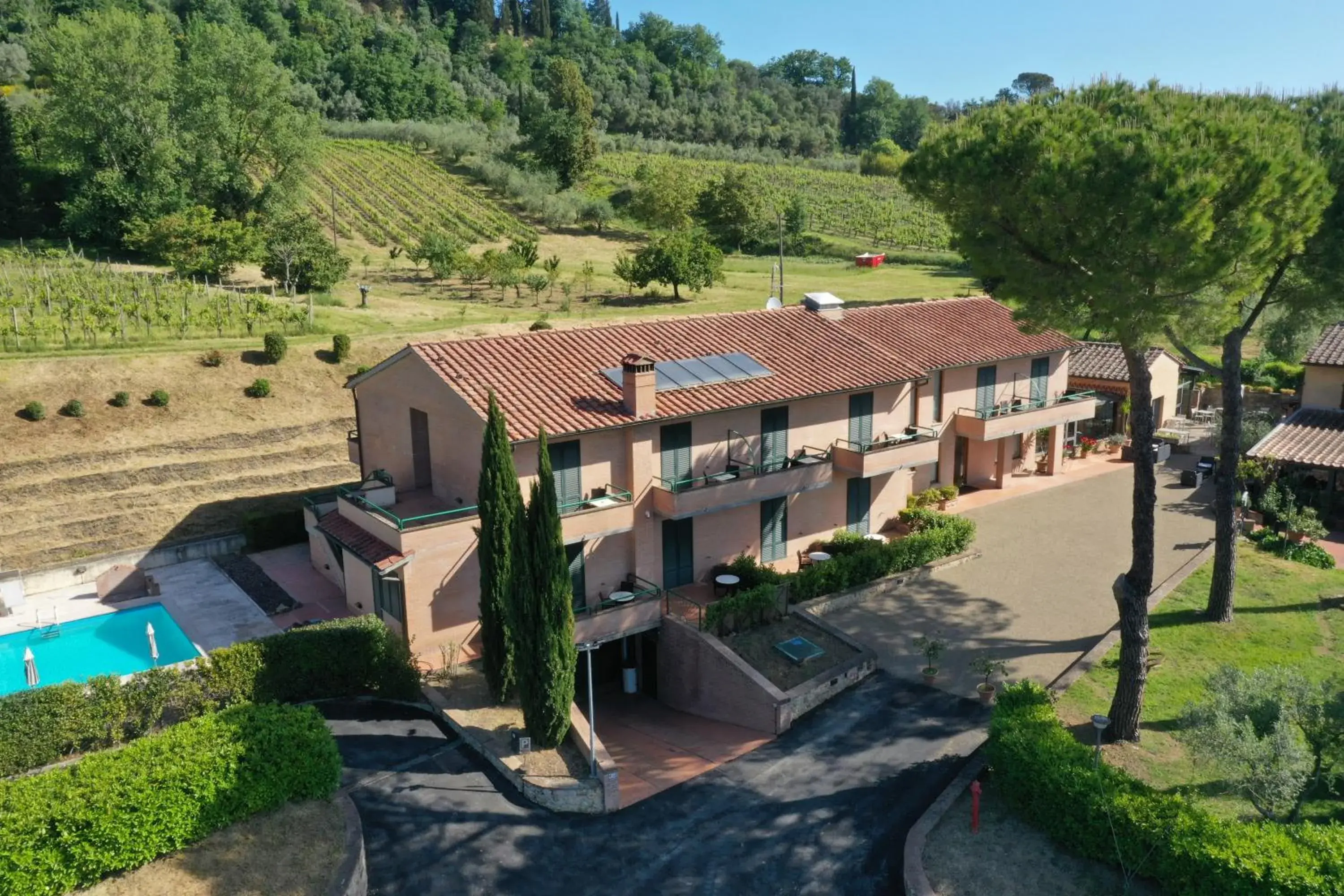 Property building, Bird's-eye View in Hotel Le Colline