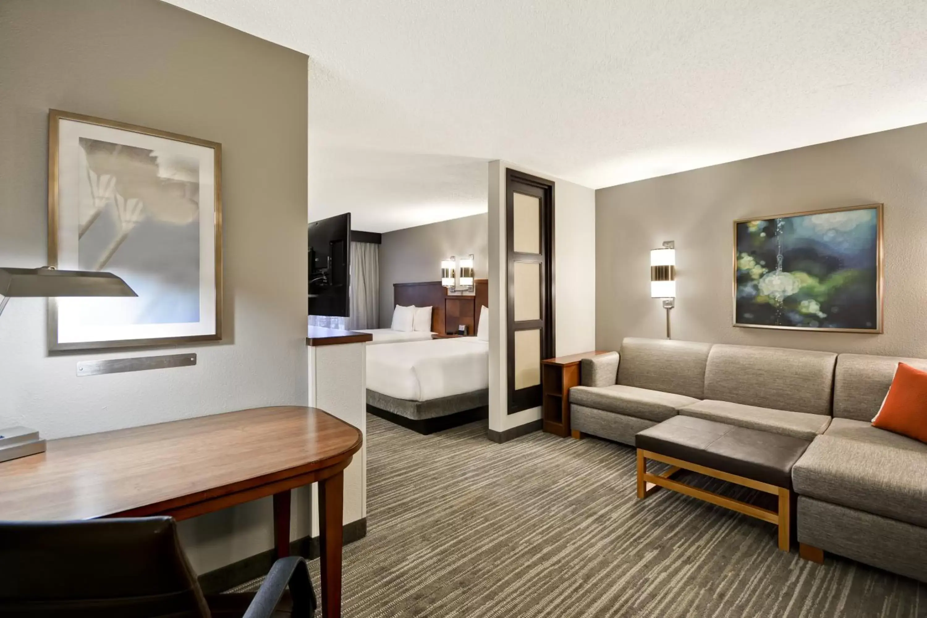 Double Room with Two Double Beds and Sofa bed - High Floor in Hyatt Place Columbus Worthington