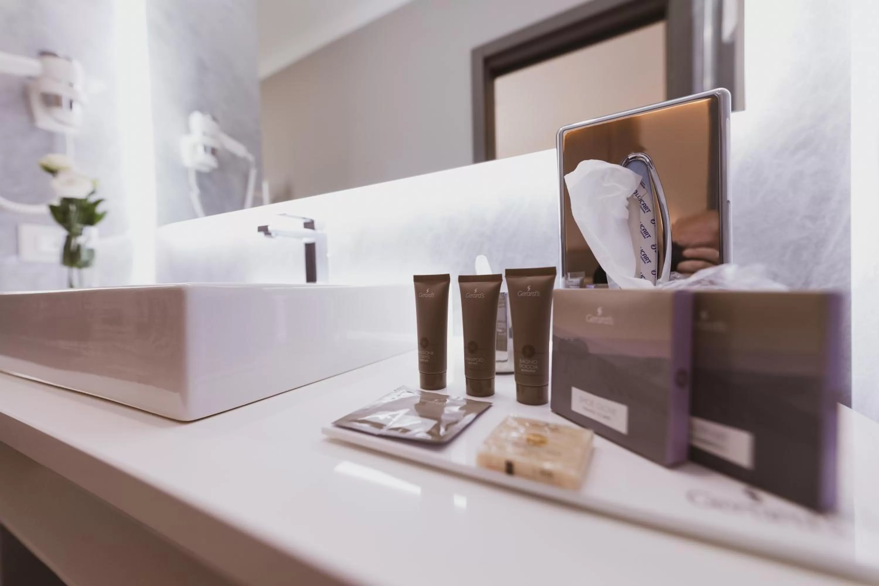 Toilet in Callistos Hotel & Spa