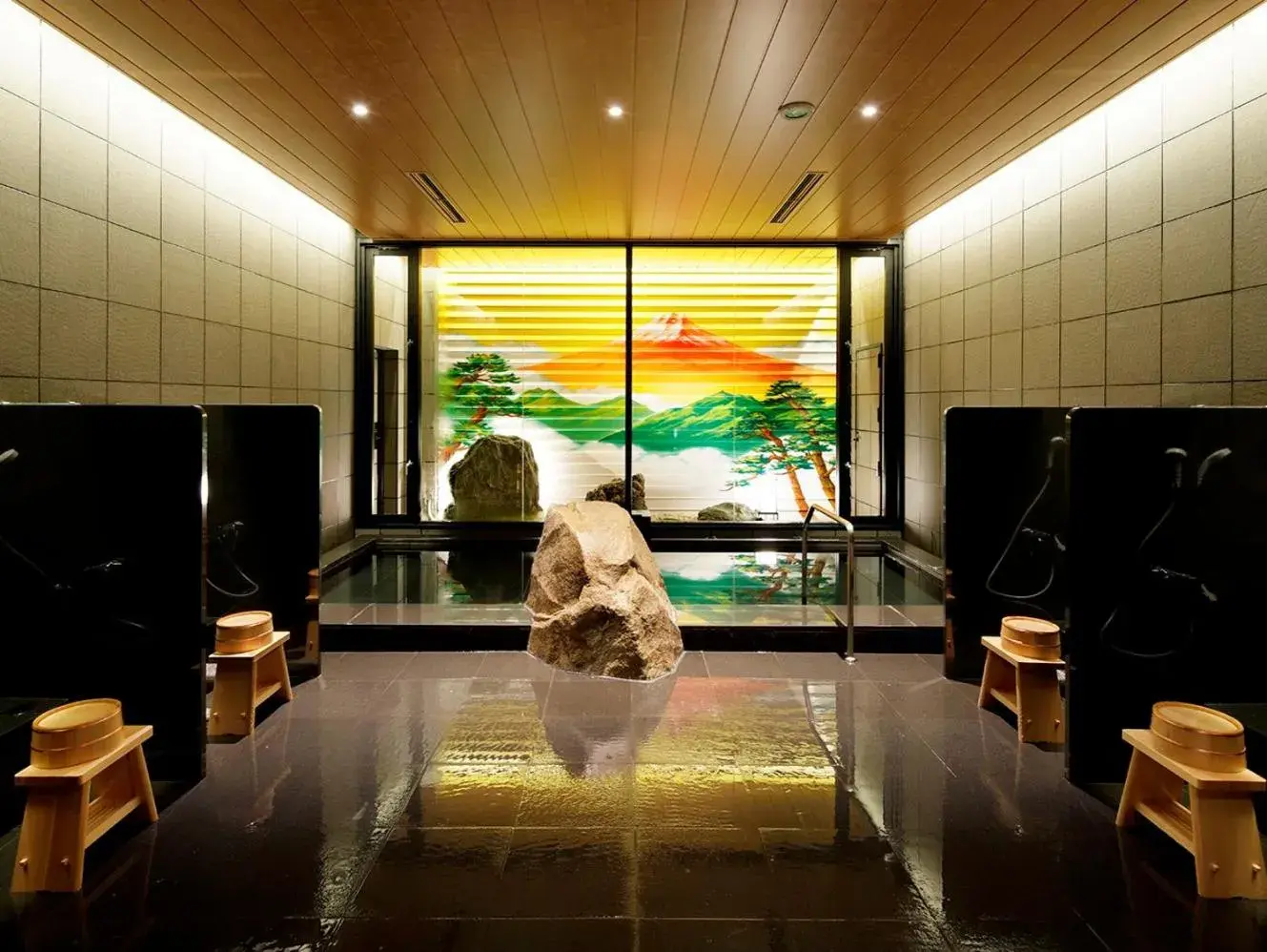 Public Bath in Hatago Inn Shizuoka Yoshida IC