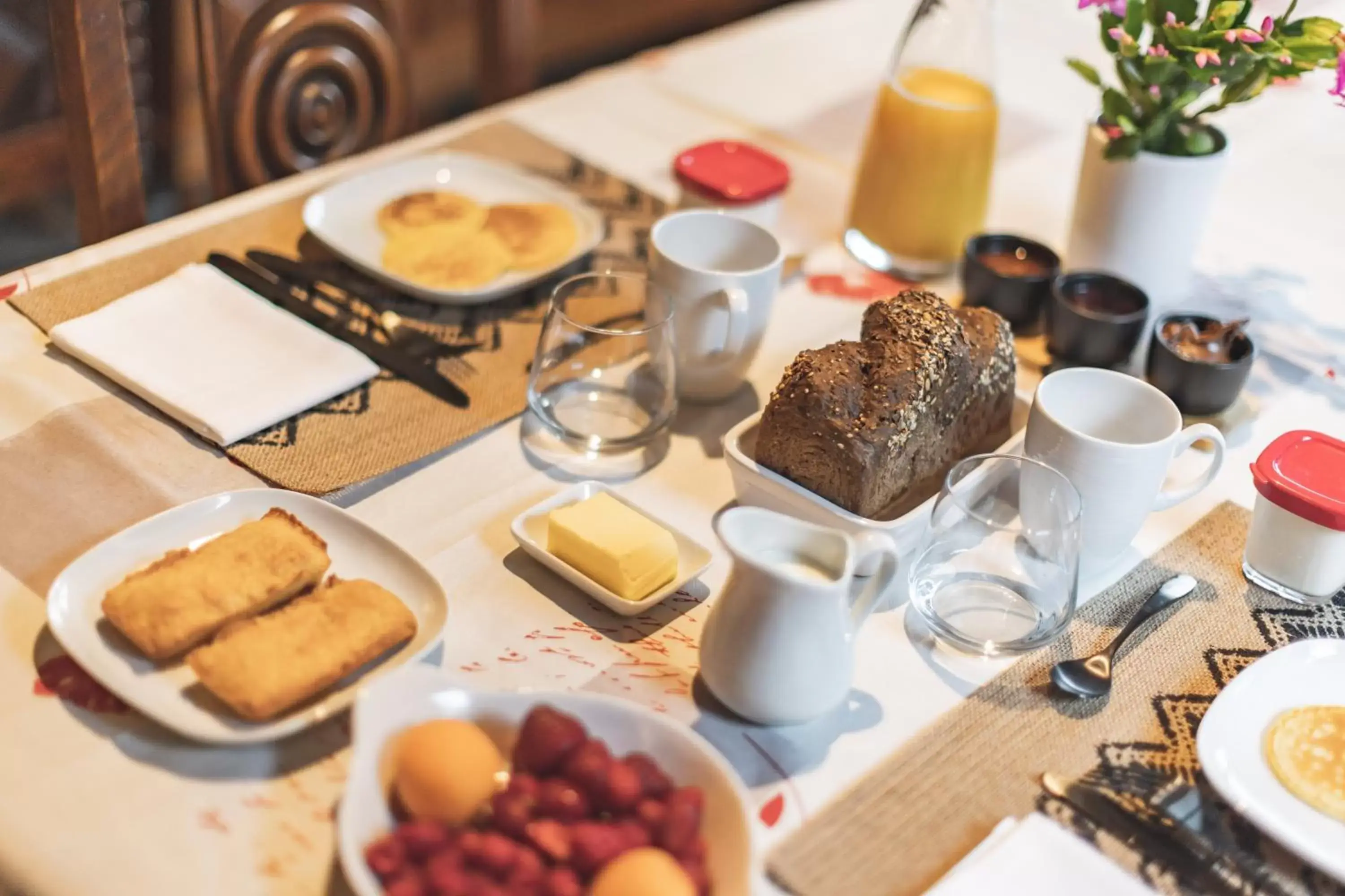 Breakfast in Chalet Ouréa