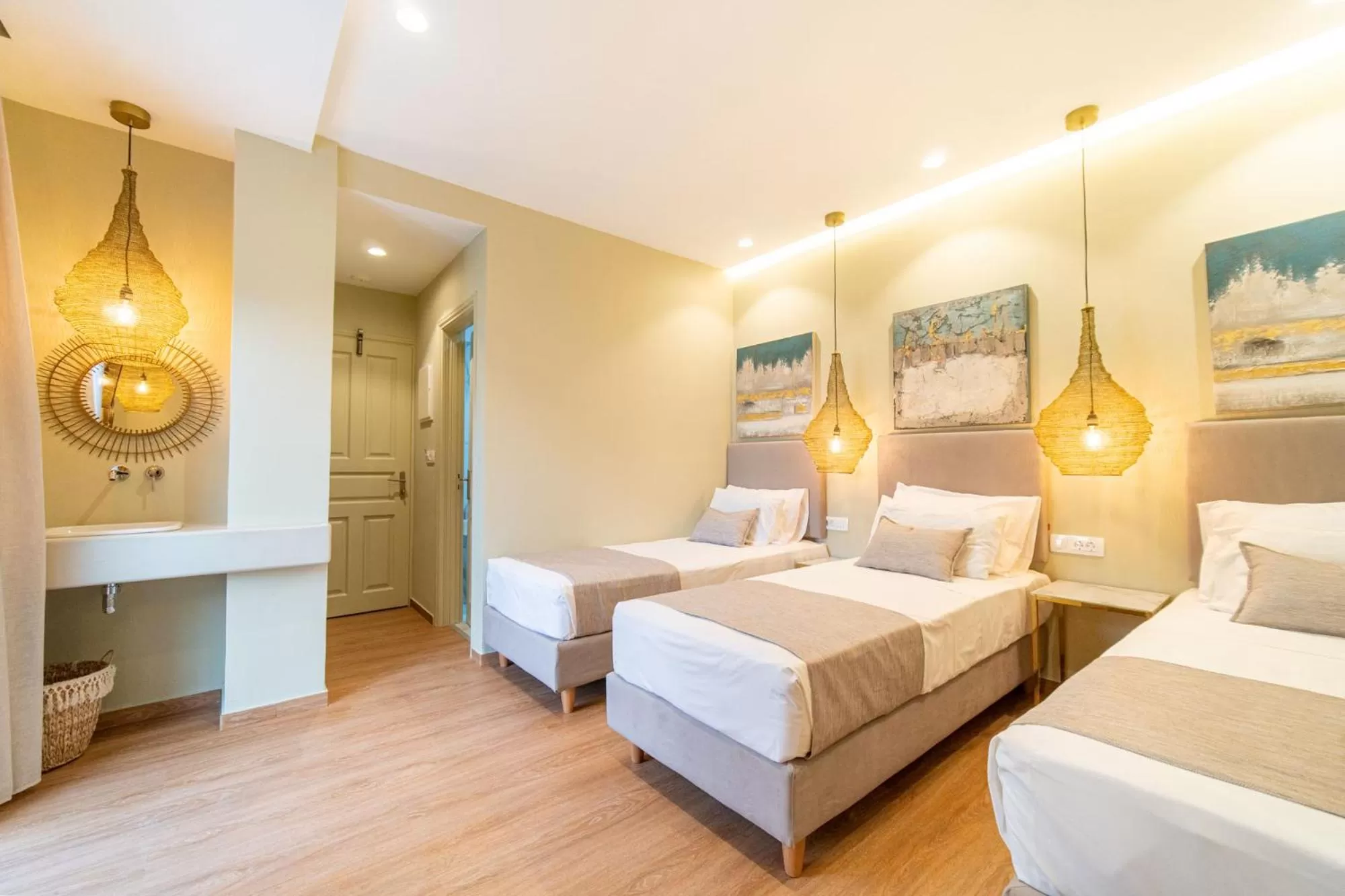 Bed in Antonia Hotel