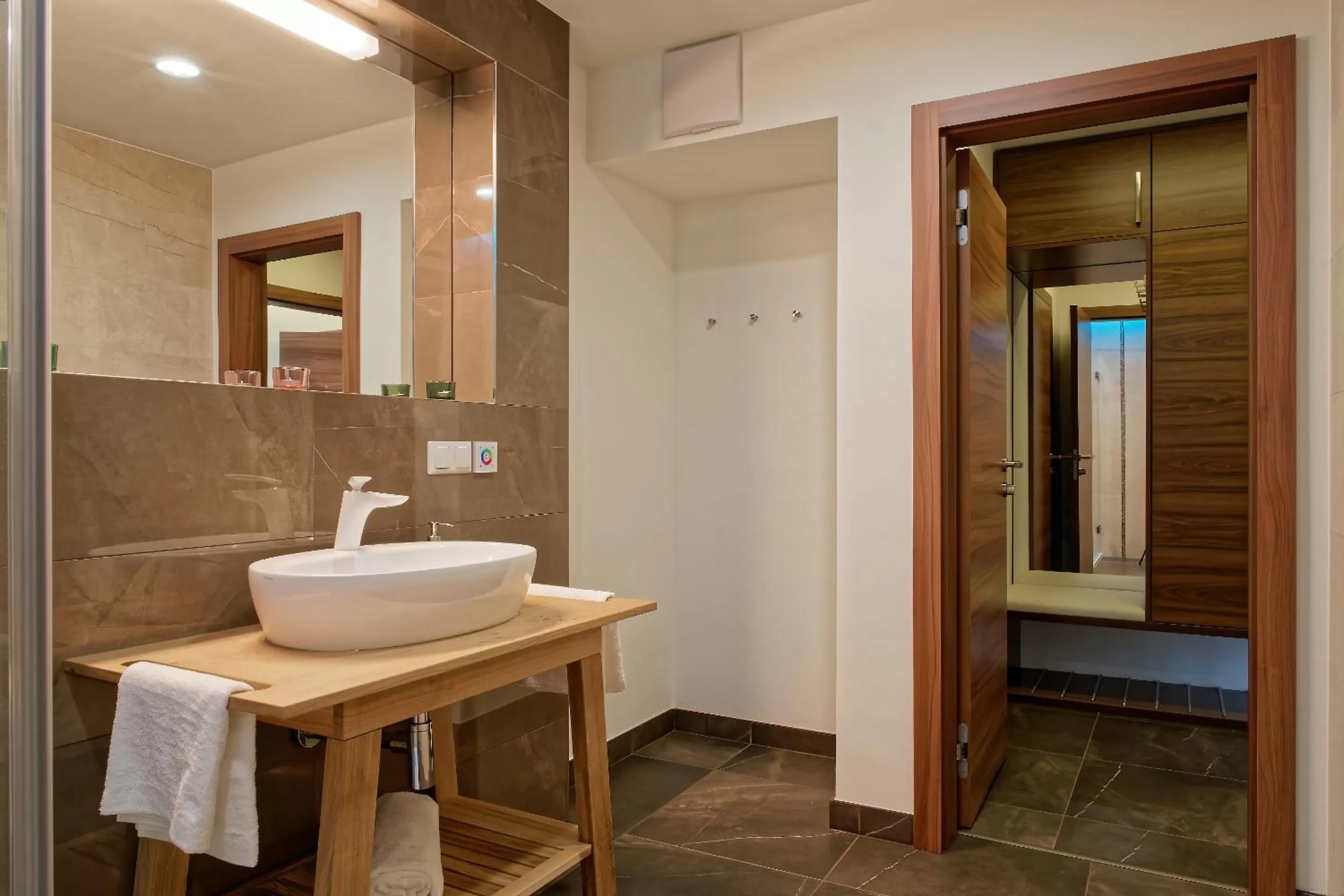 Bathroom in Pension Laa Natura