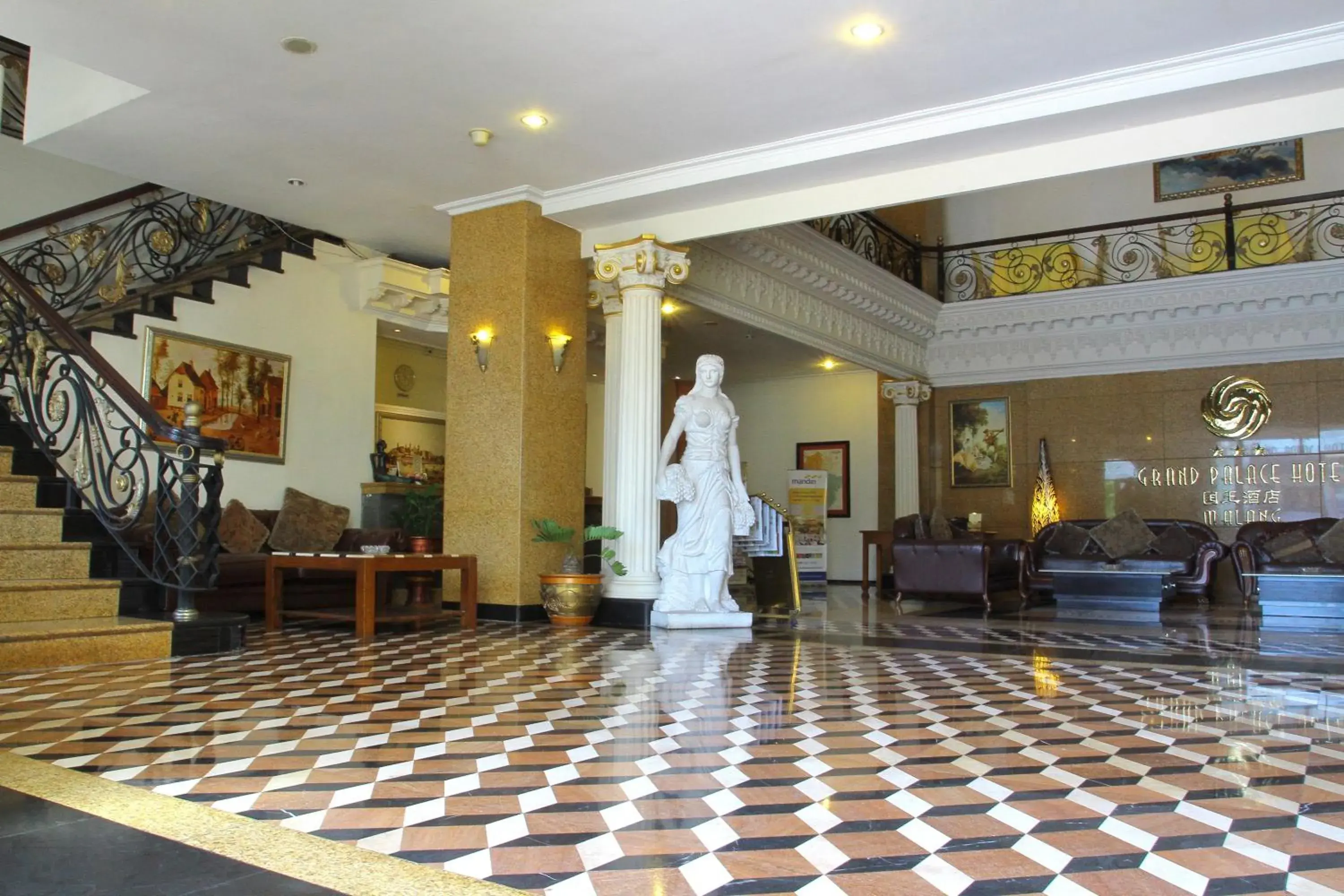 Lobby or reception, Lobby/Reception in The Grand Palace Hotel Malang