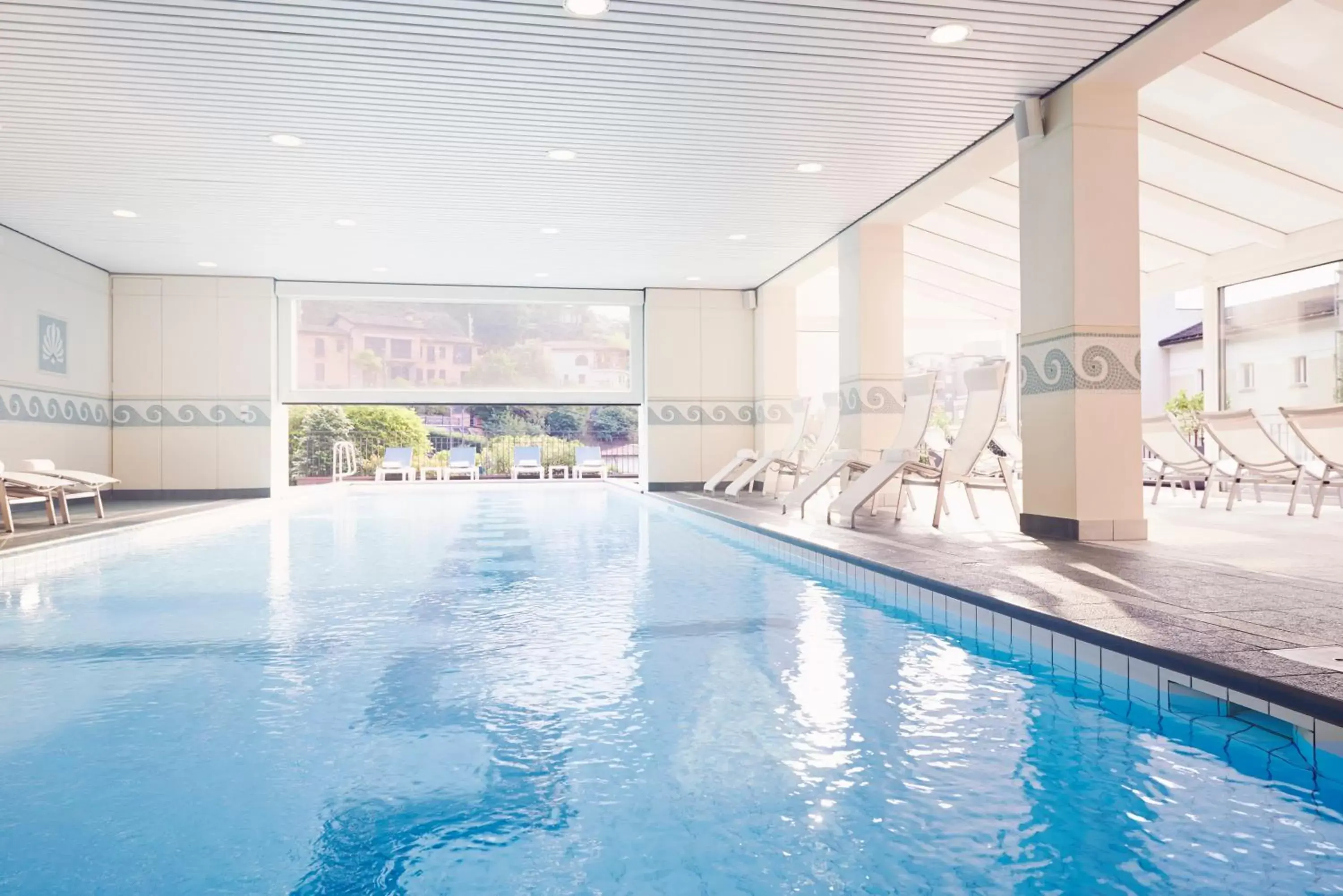 Spa and wellness centre/facilities, Swimming Pool in Hotel Belvedere Locarno