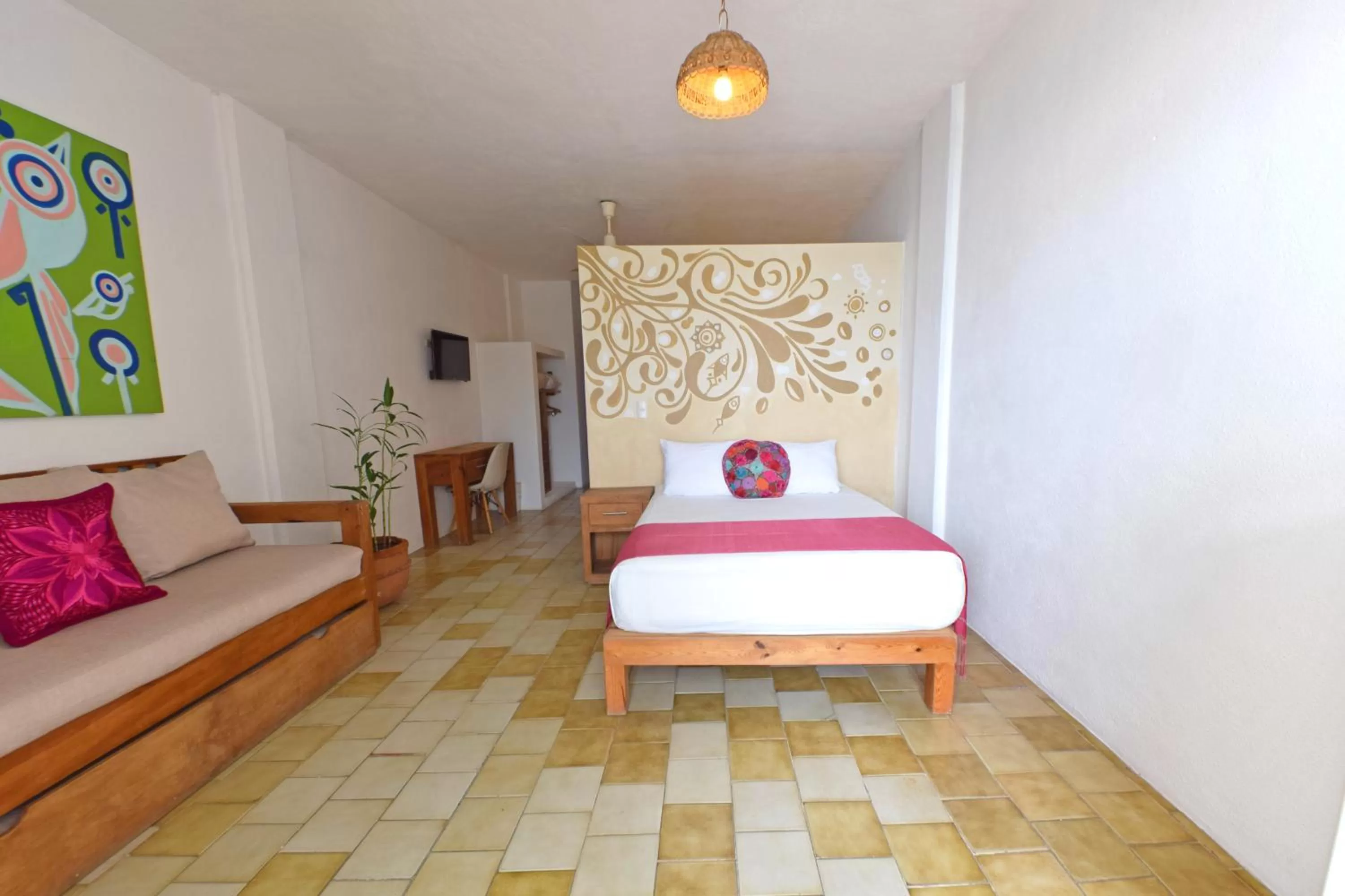 Bed in Emperador Vallarta Beachfront Hotel and Suites