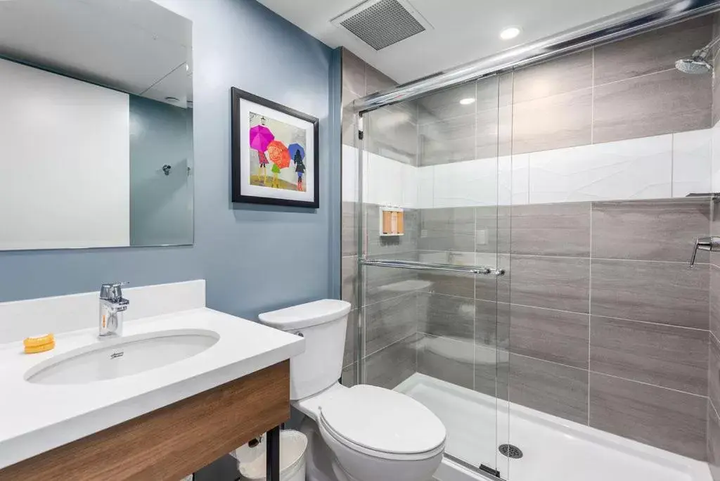 Shower, Bathroom in YWCA Hotel Vancouver