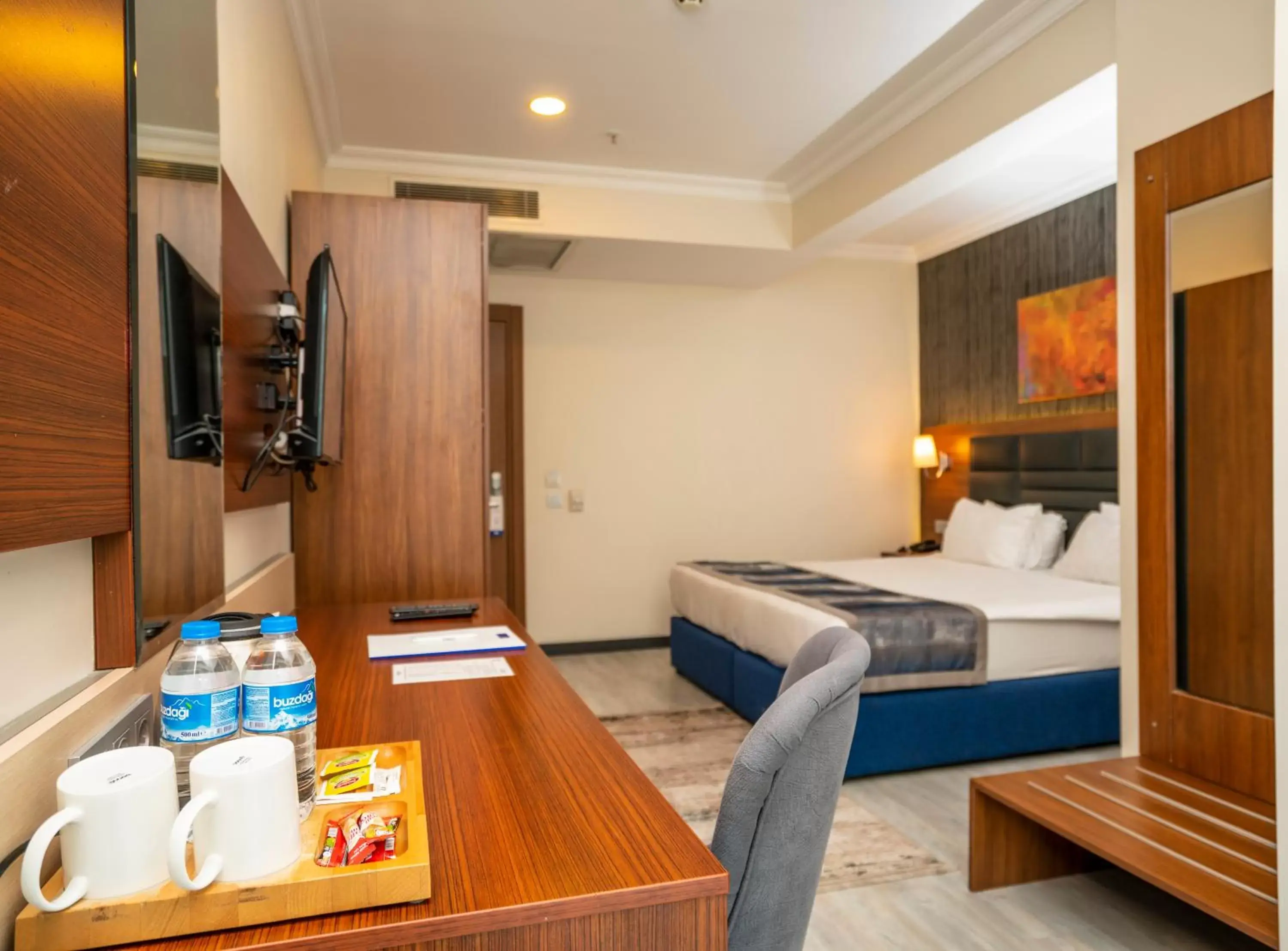 Bed in The Bostancı Otel Bed in The Bostancı Otel