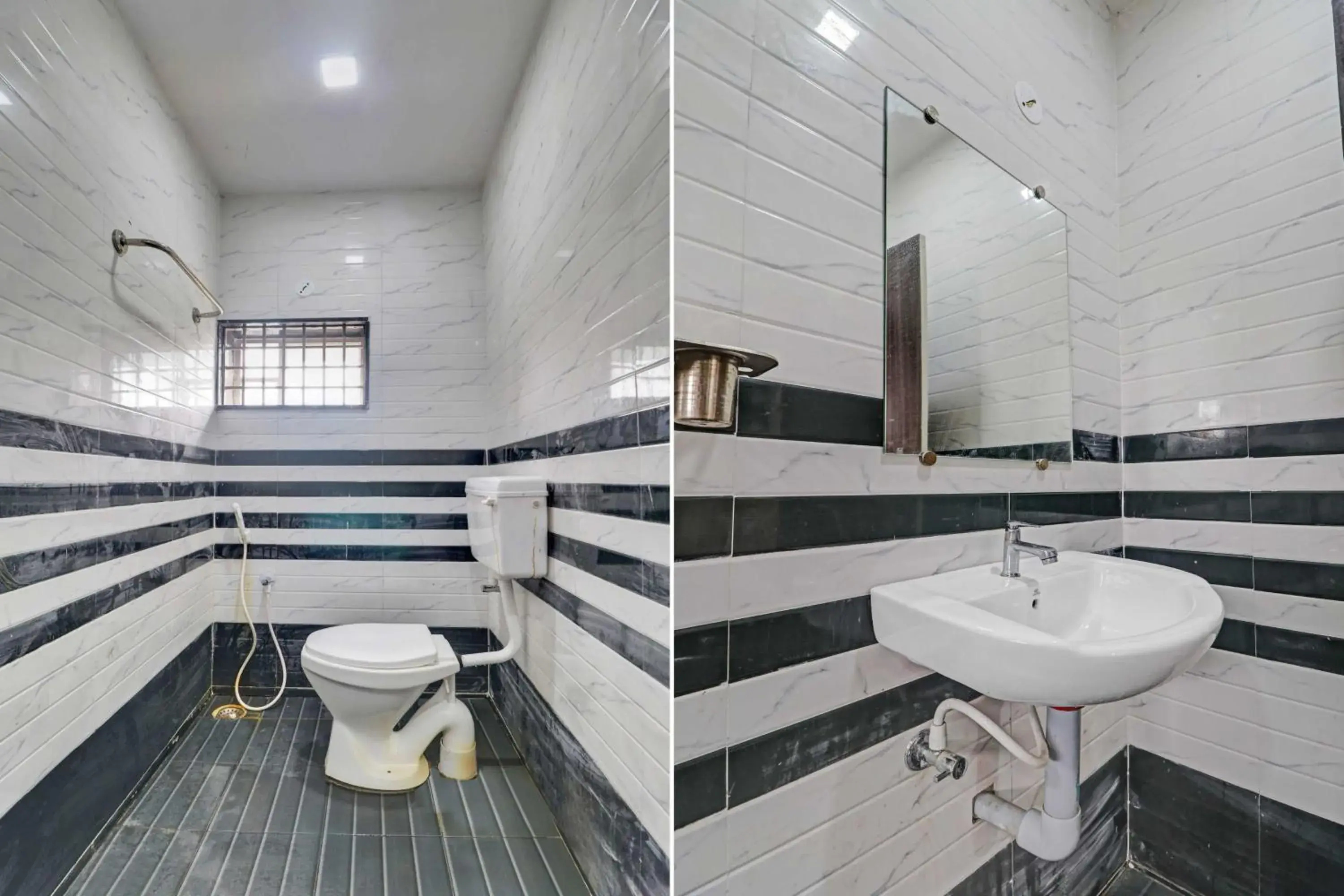 Bathroom in OYO Flagship Hotel Vallabha Residency