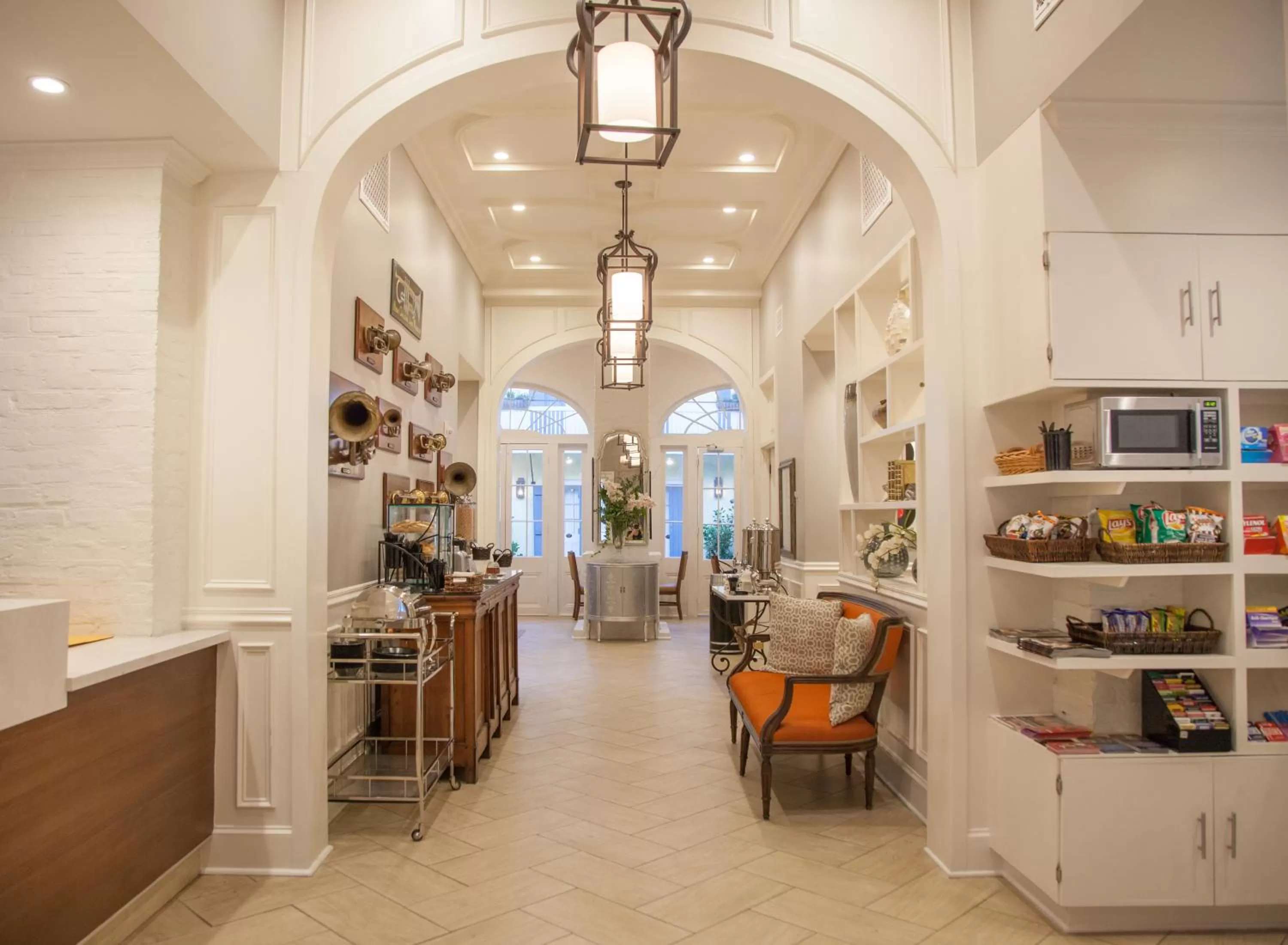 Lobby or reception in Hotel St. Pierre French Quarter