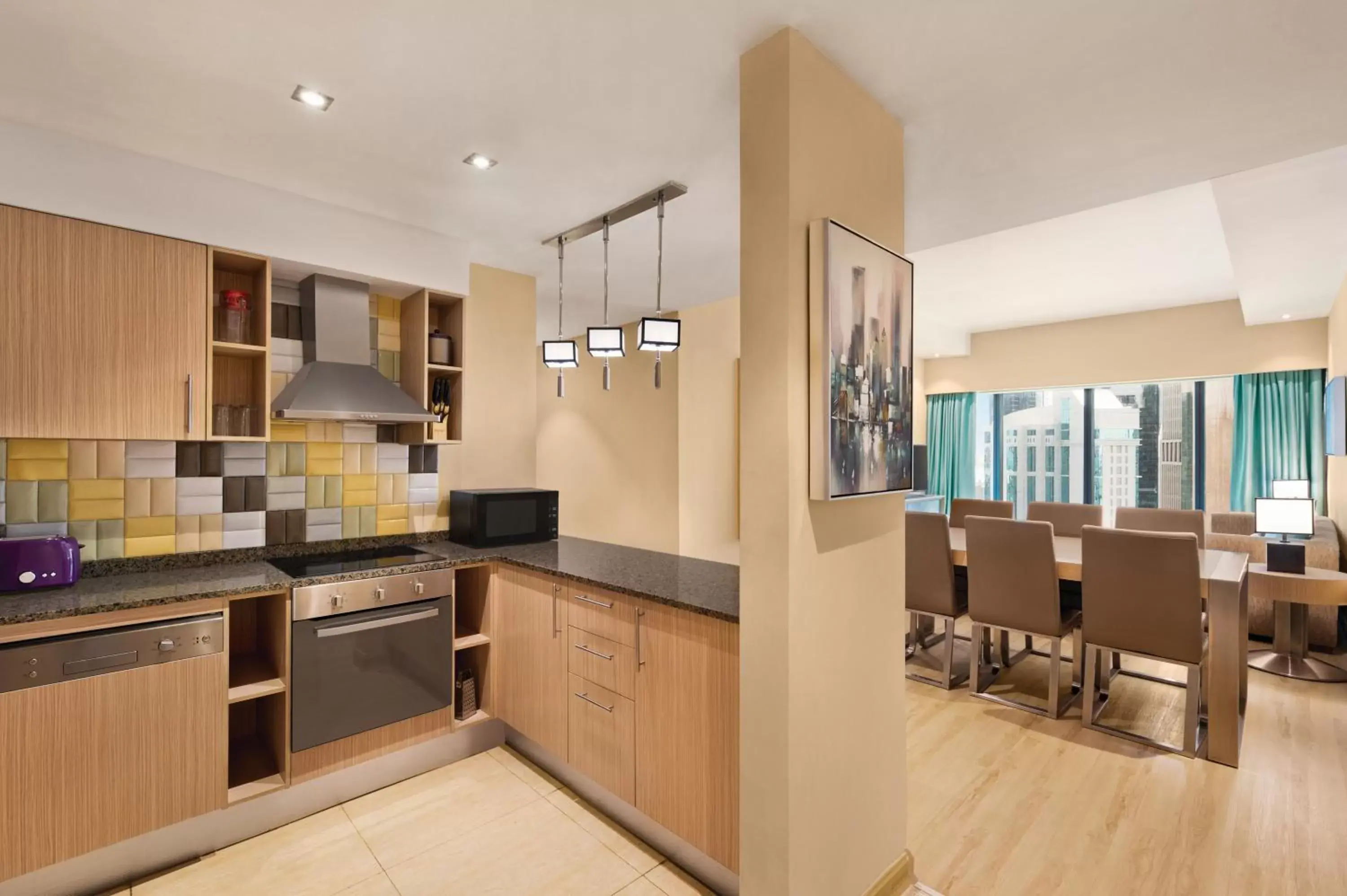 Kitchen or kitchenette, Kitchen/Kitchenette in Wyndham Doha West Bay