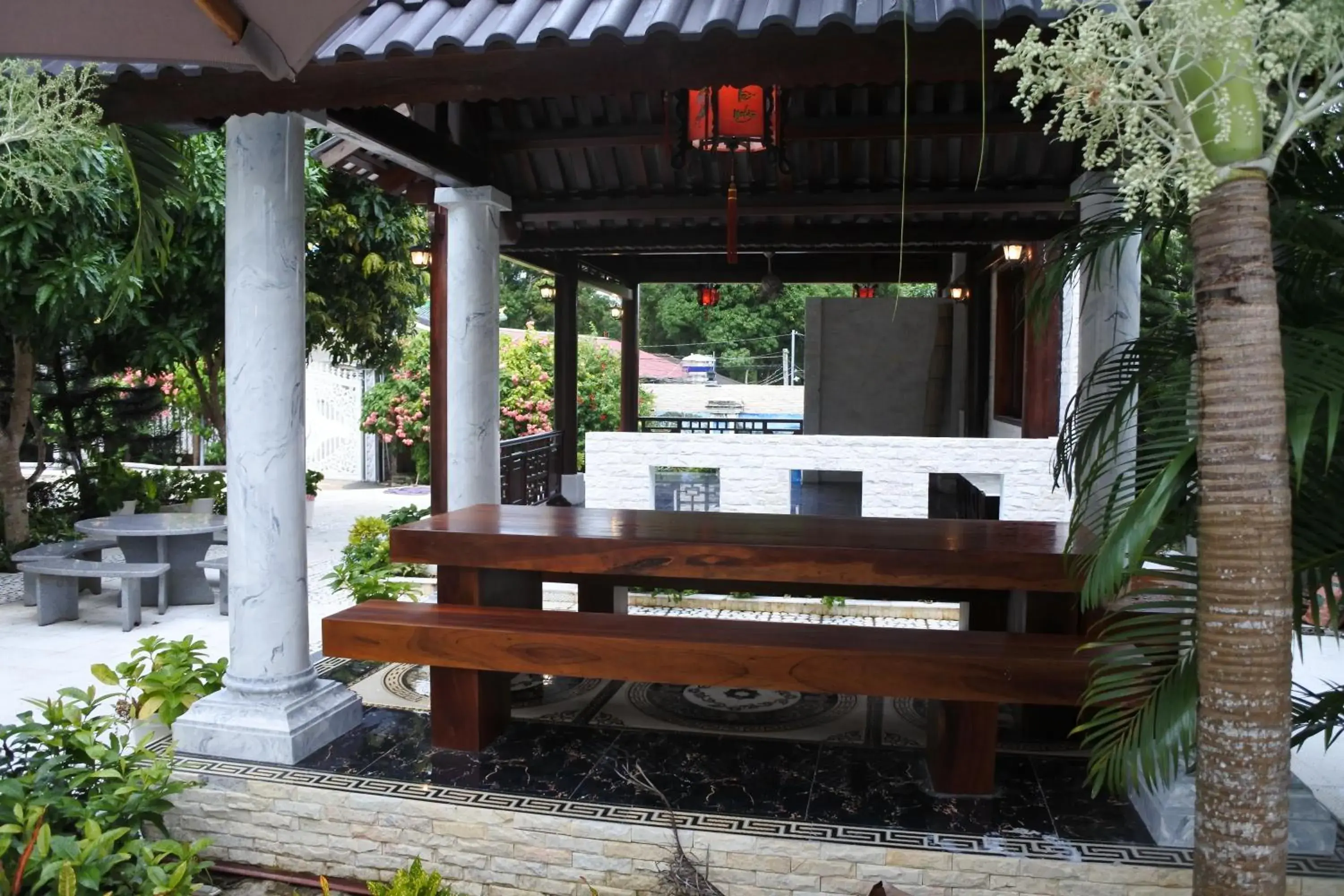 Patio, BBQ Facilities in Godiva Villa Phu Quoc