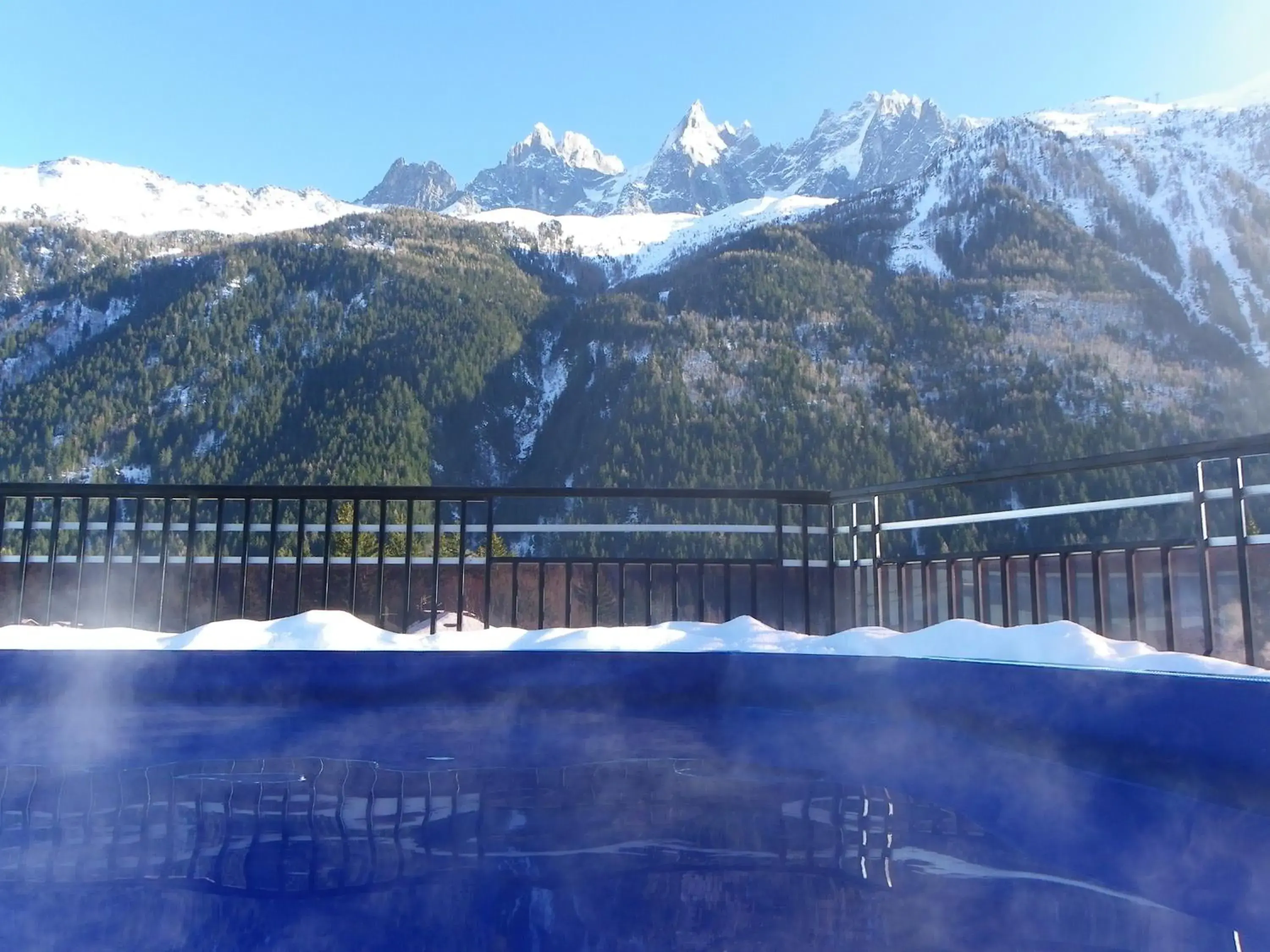 Swimming Pool in Park Hotel Suisse & Spa