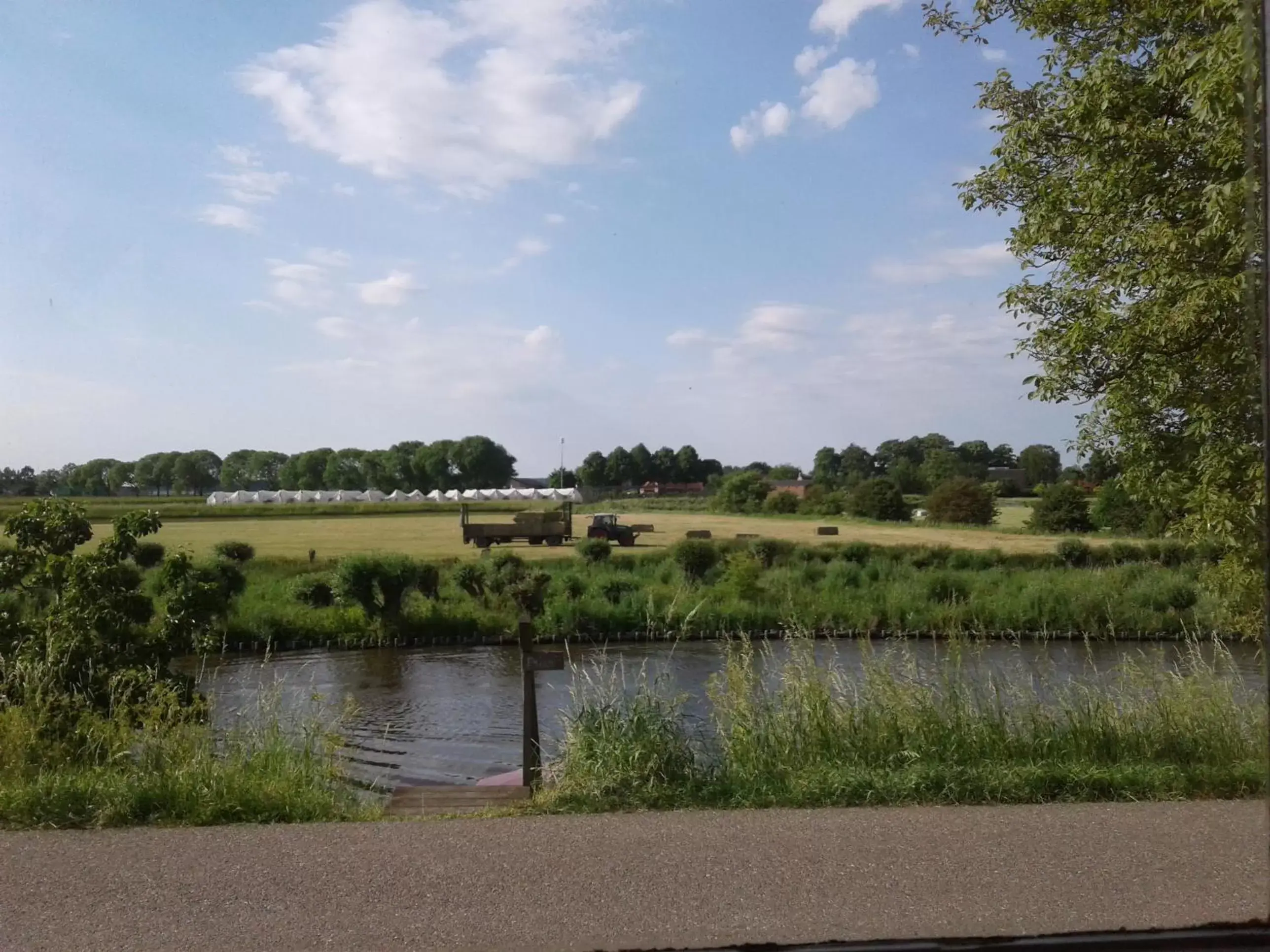 Natural landscape in B&B de Linge