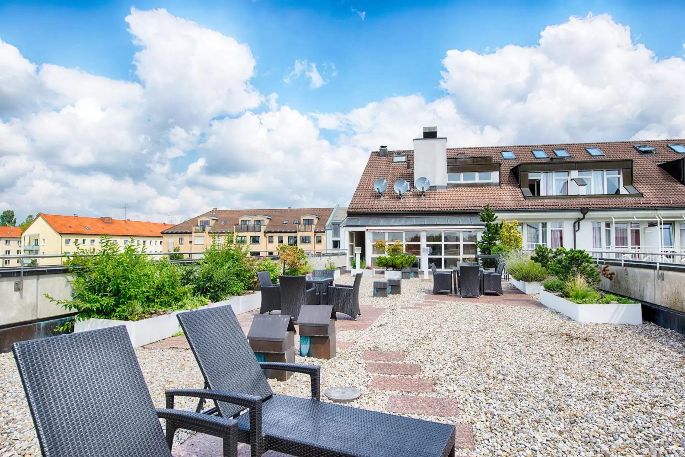 Balcony/Terrace in Leonardo Hotel München City West