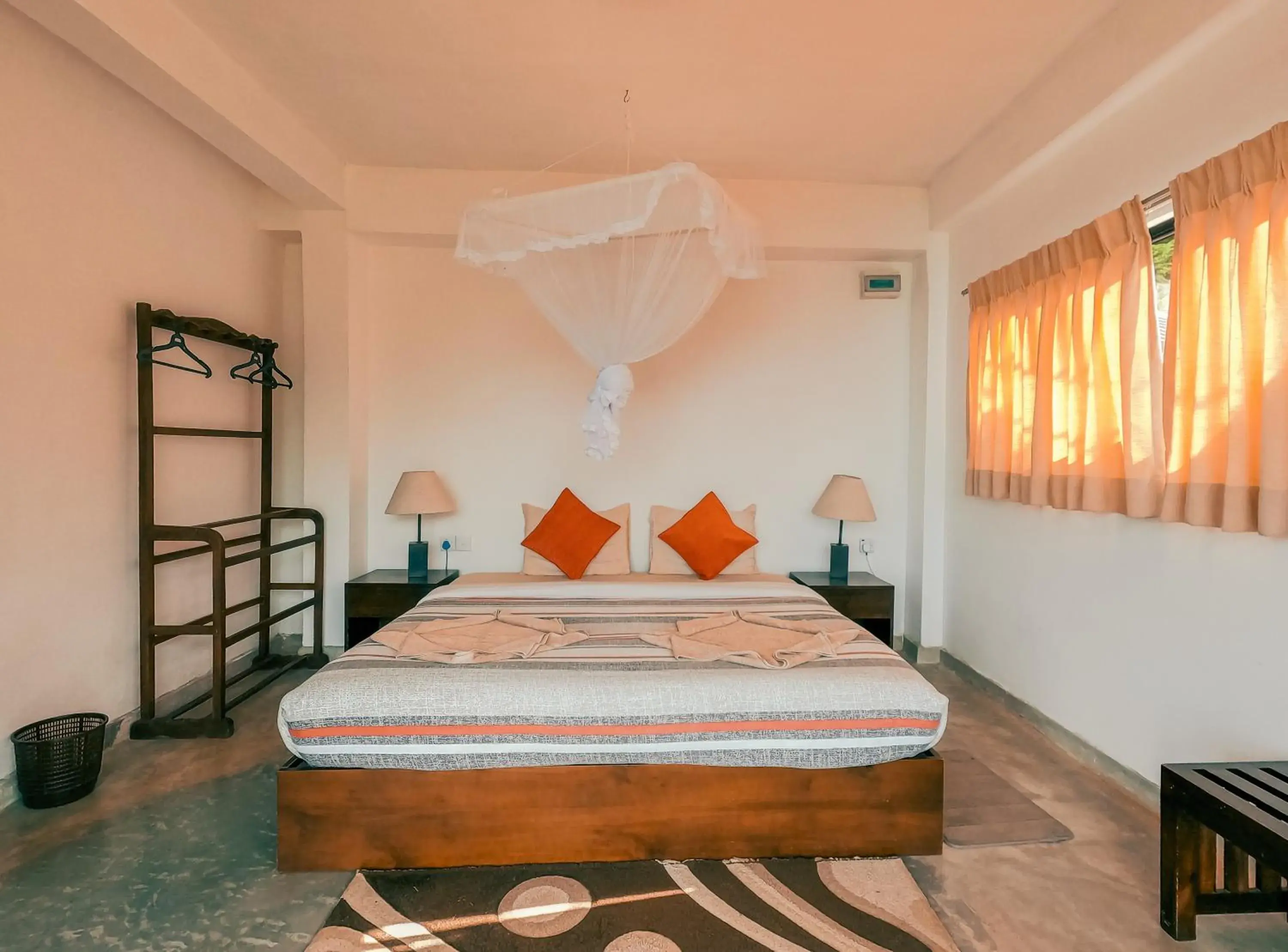 Bed in Hill Safari Eco Lodge