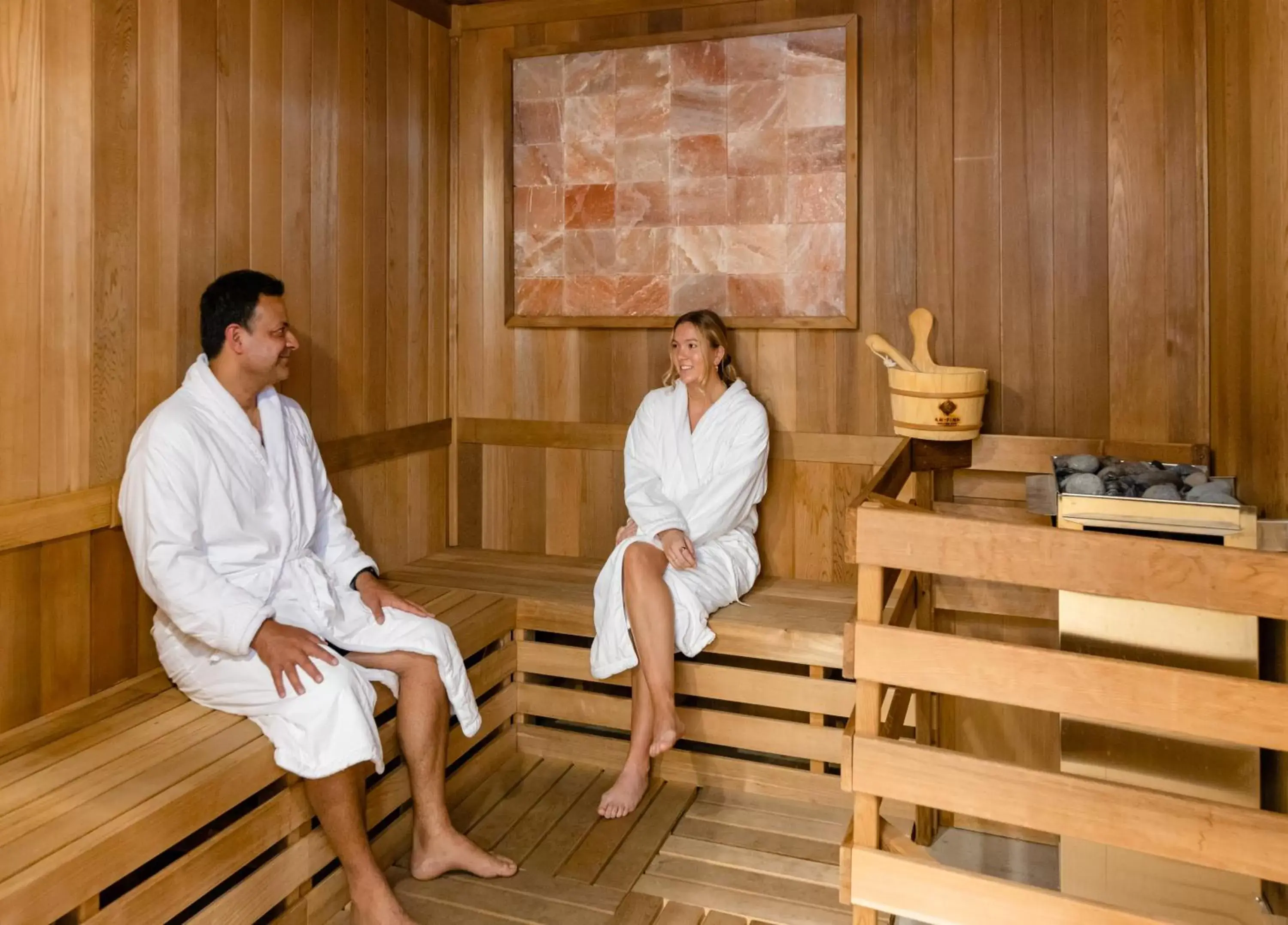 Sauna in Shashi Hotel Mountain View, an Urban Resort