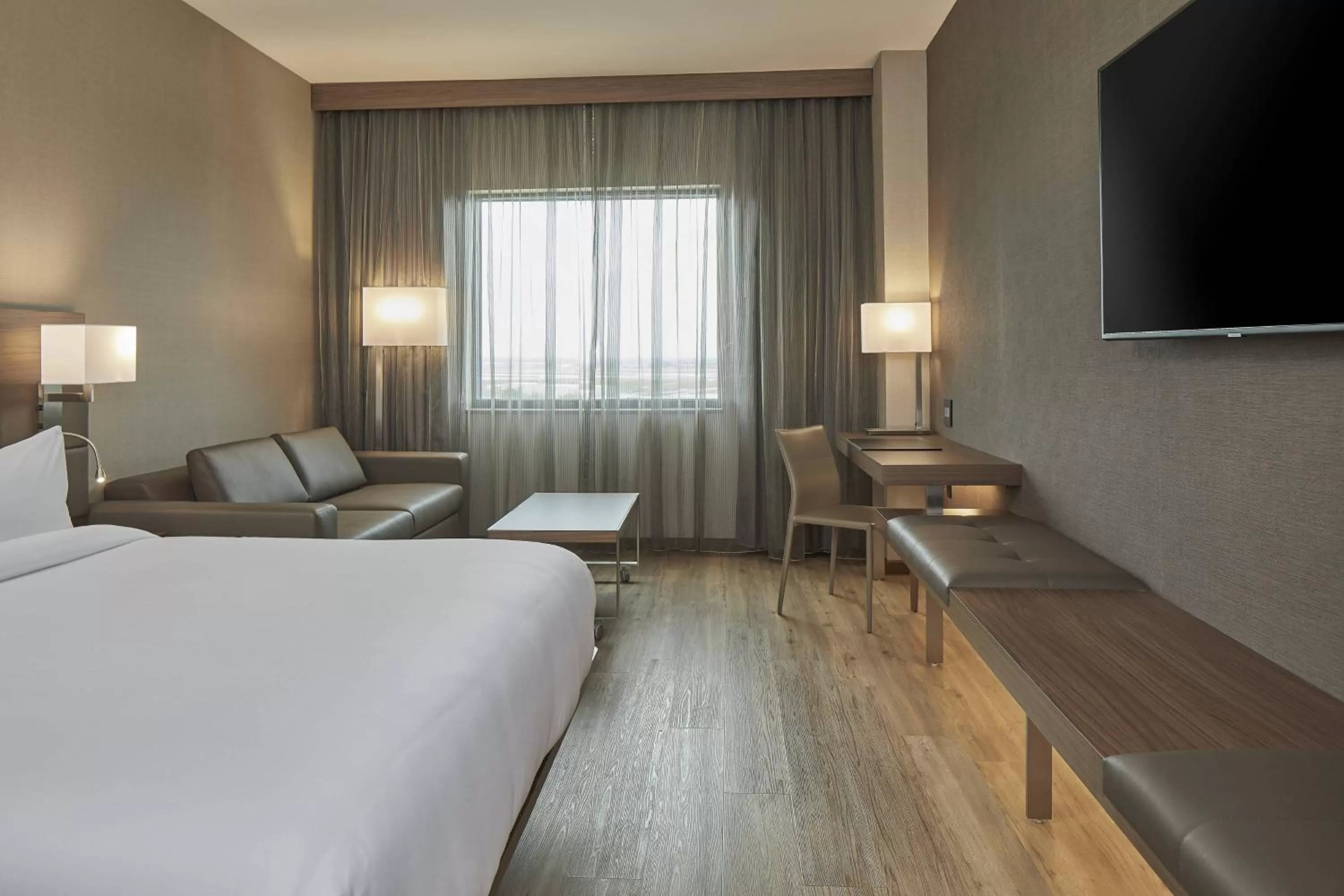 King Room with Adapted Tub - Mobility Accessible in AC Hotel by Marriott Atlanta Airport Gateway