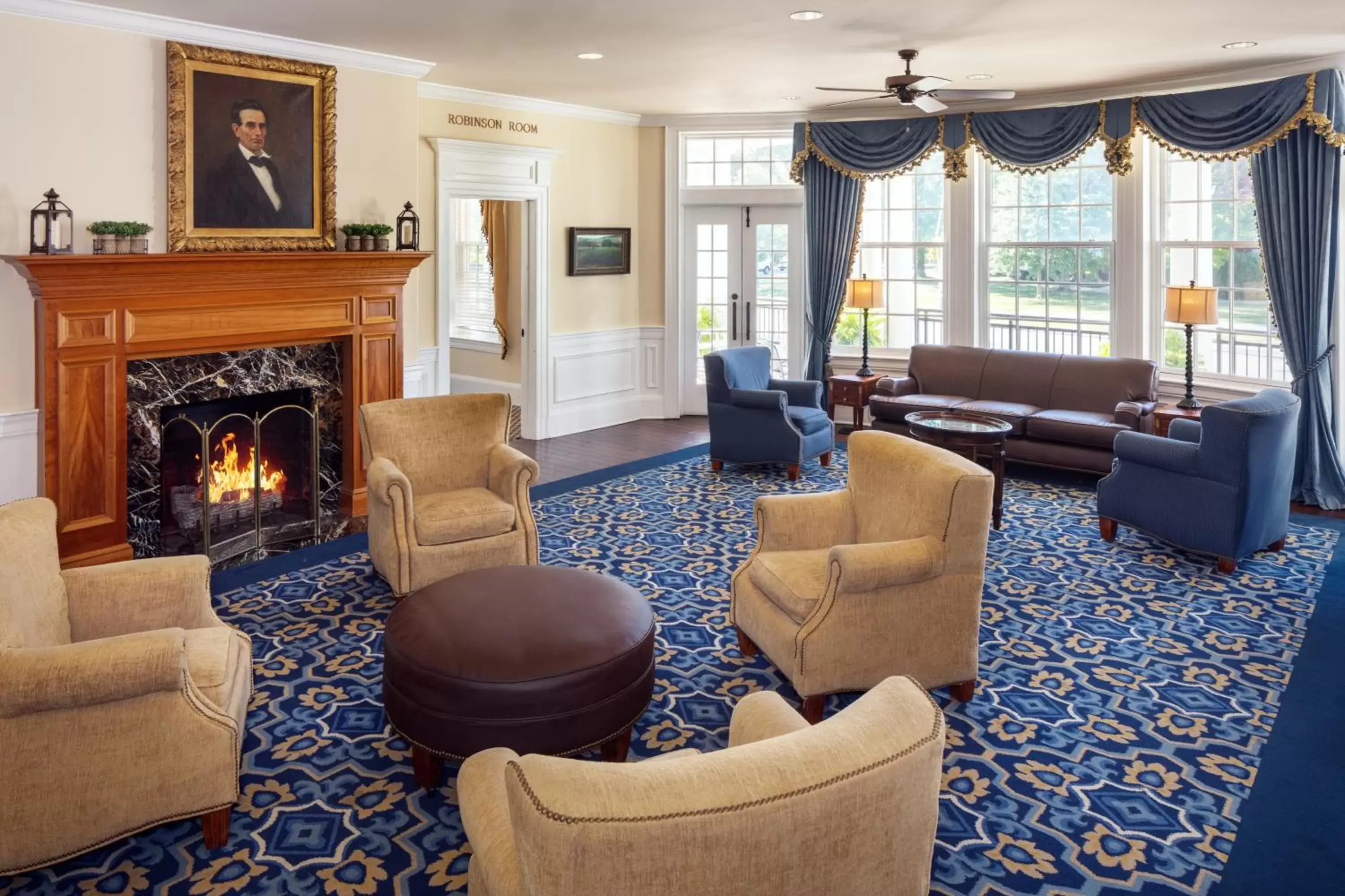 Seating Area in Historic Boone Tavern