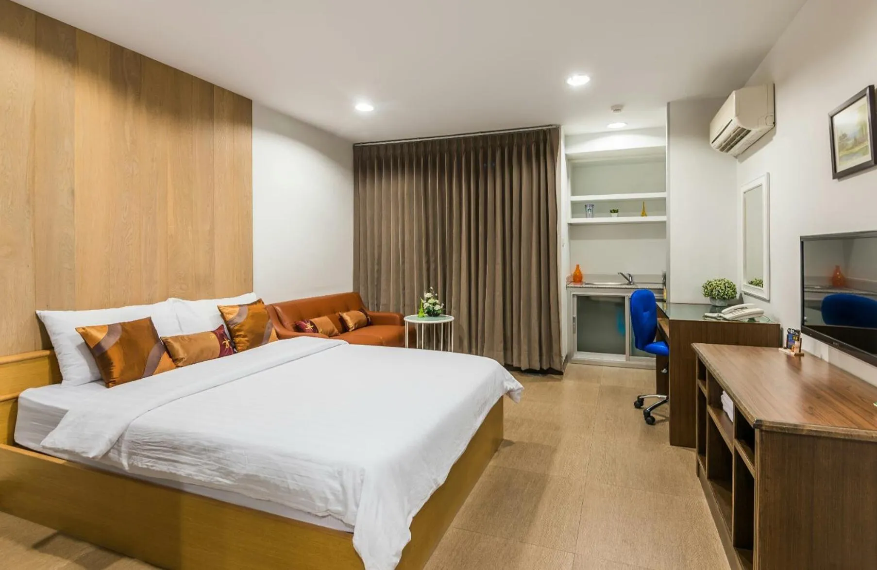 Bed in BB Garden Resort