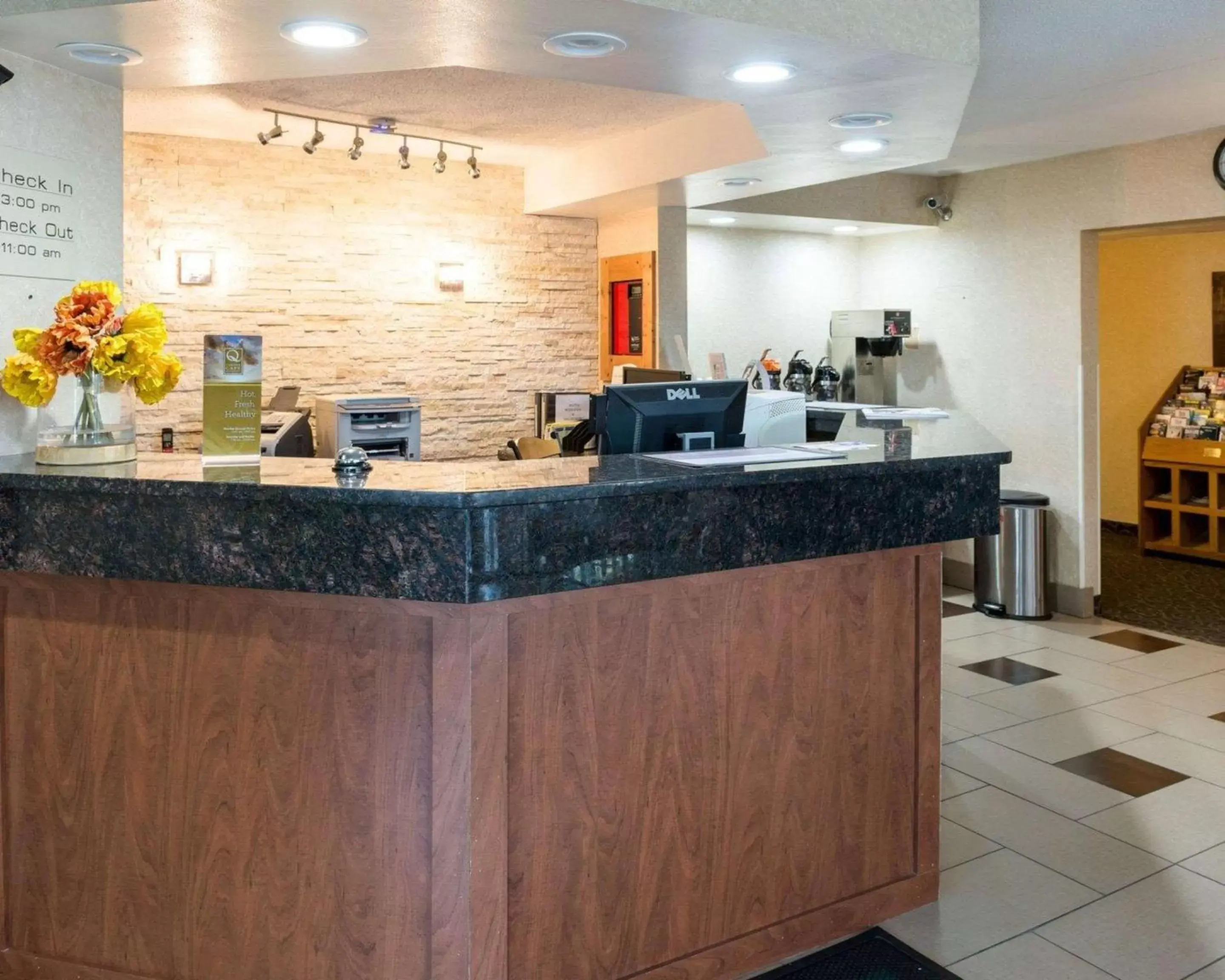 Lobby or reception in Quality Inn Lobby or reception in Quality Inn