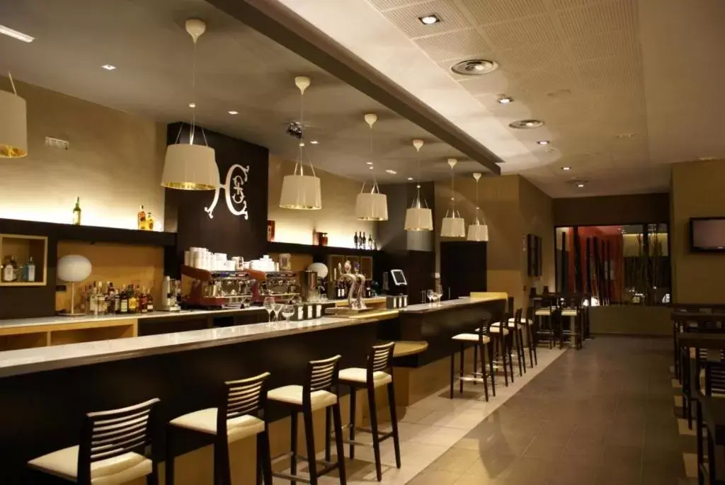 Lounge or bar, Restaurant/Places to Eat in Hospedium Hotel Cortijo Santa Cruz