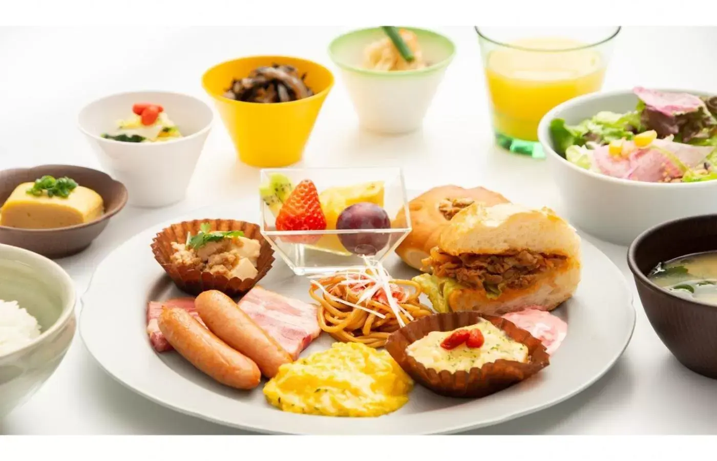 Breakfast in GRIDS PREMIUM HOTEL OSAKA NAMBA