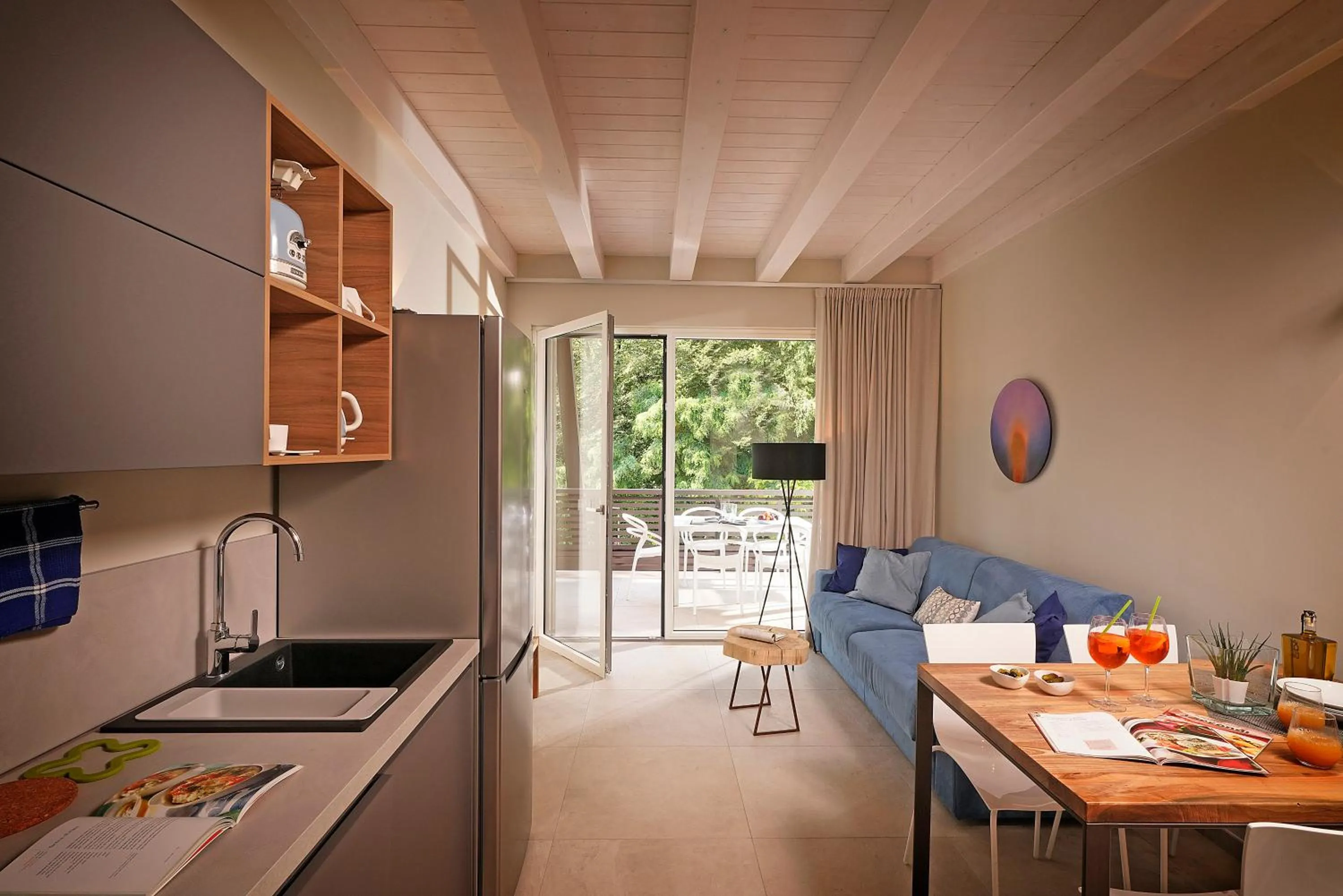 Kitchen or kitchenette in Lamasu RioVerde - Lago di Garda